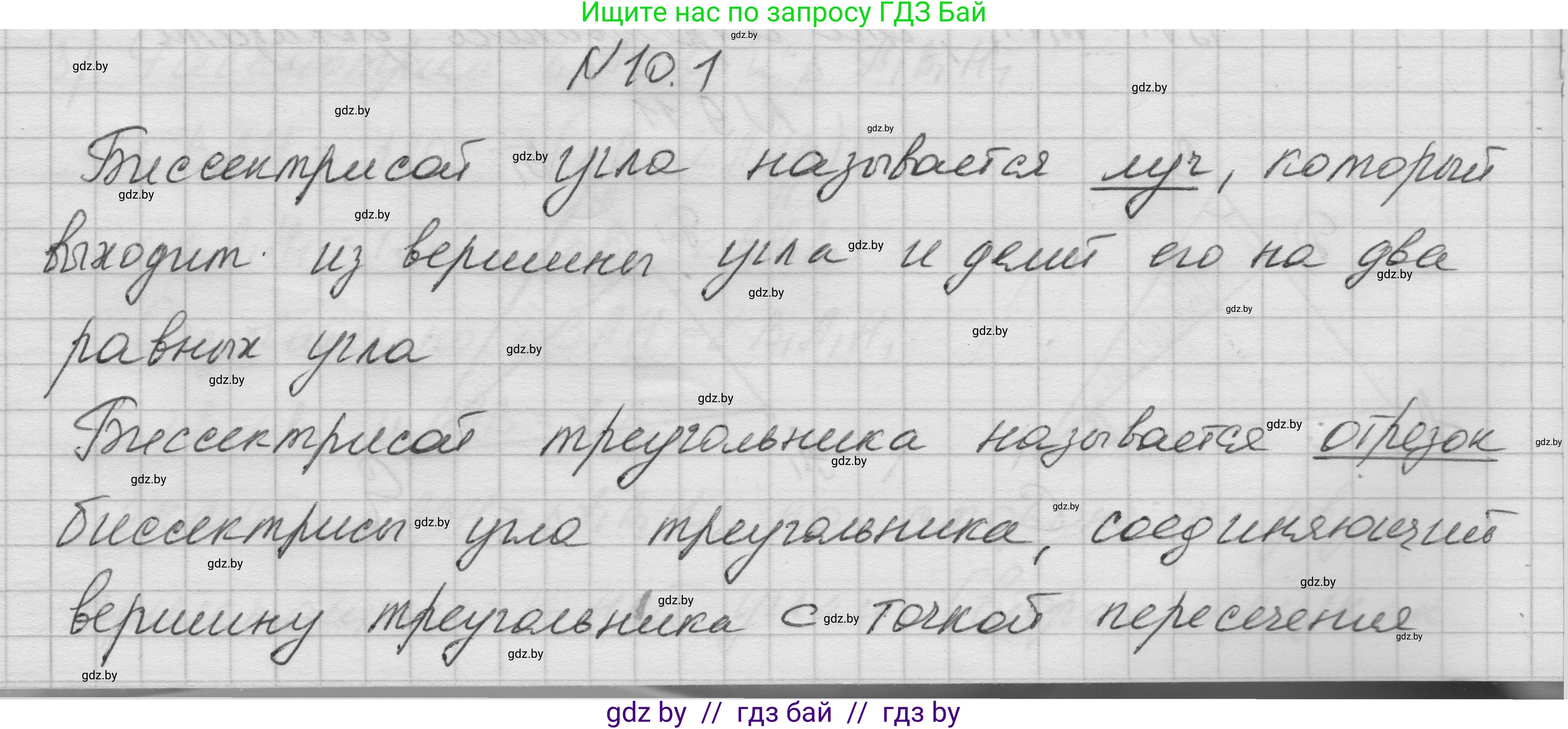 Геометрия, 7-9 класс Сборник задач, авторы: Кононов Сергей Гаврилович, Адамович Тамара Антоновна, Ефимцева Ирина Валерьяновна, Ячейко Таиса Владимировна, издательство Народная асвета, Минск, 2023, страница 23, номер 10.1, Решение 1