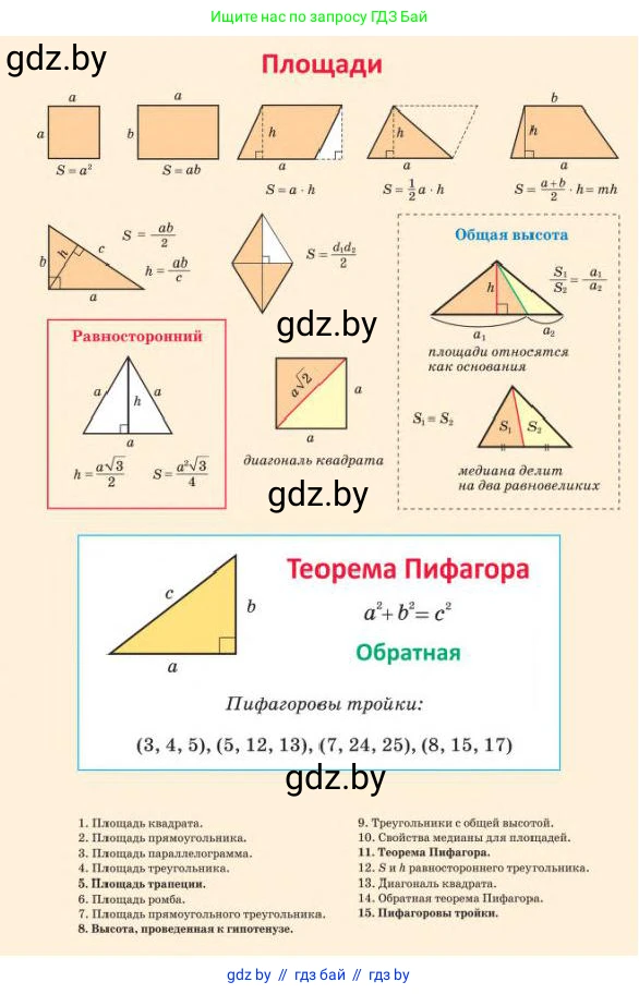 Геометрия, 8 класс Учебник, авторы: Казаков Валерий Владимирович, Казакова Ольга Олеговна, издательство Адукацыя i выхаванне, Минск, 2024, оранжевого цвета, 
