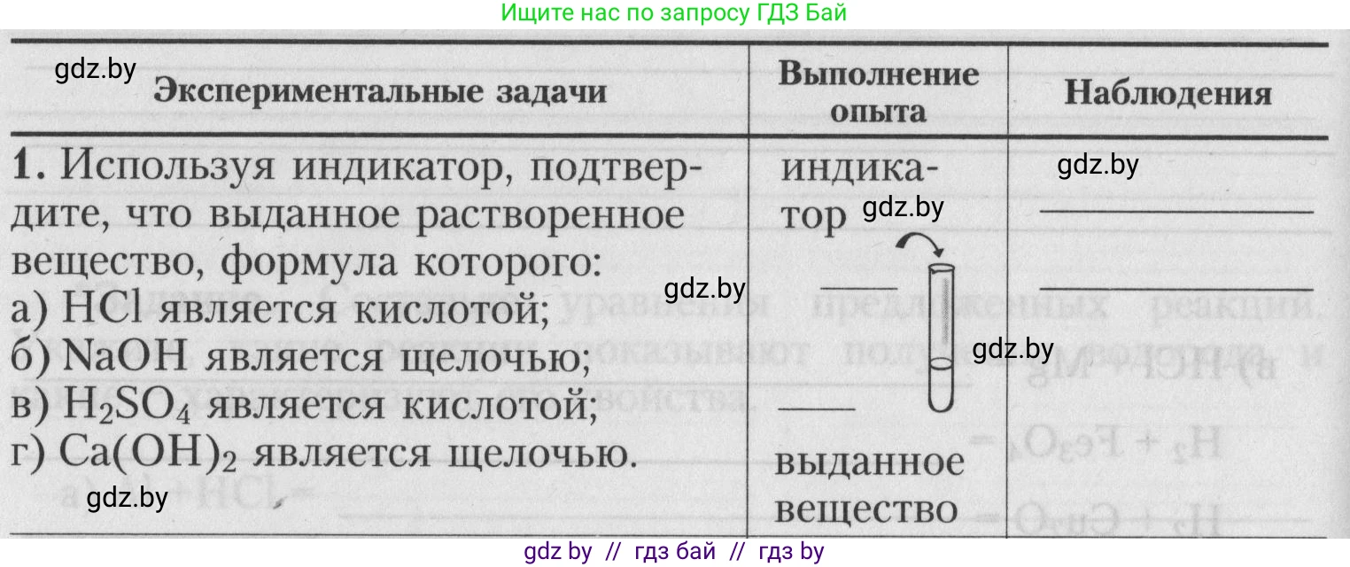 Химия, 7 класс Тетрадь для практических работ, автор: Борушко Ирина Ивановна, издательство Сэр-Вит, Минск, 2022, розового цвета, Часть 1, страница 30, номер 1, Условие
