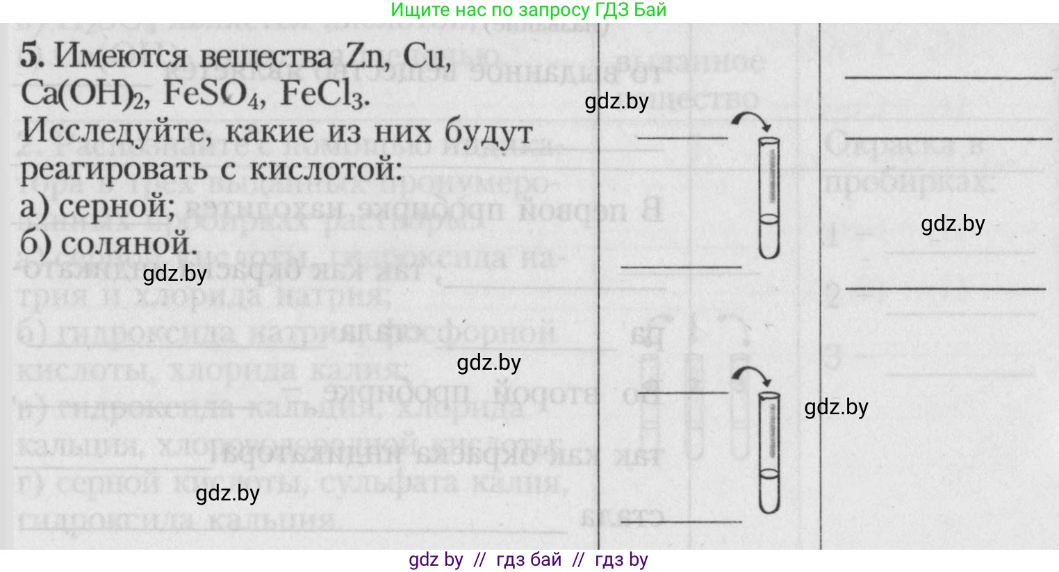 Химия, 7 класс Тетрадь для практических работ, автор: Борушко Ирина Ивановна, издательство Сэр-Вит, Минск, 2022, розового цвета, Часть 1, страница 32, номер 5, Условие