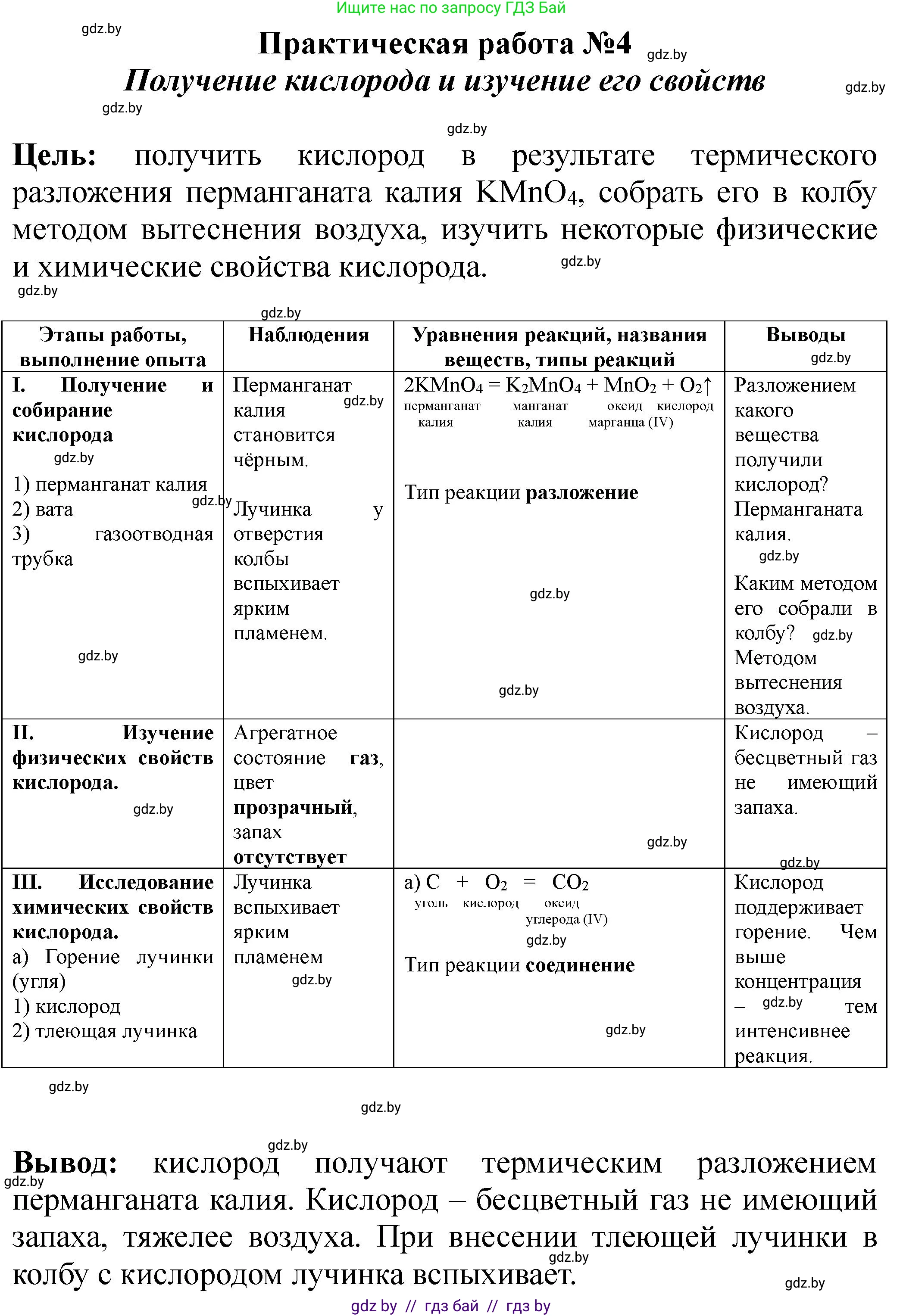 Химия, 7 класс Тетрадь для практических работ, автор: Борушко Ирина Ивановна, издательство Сэр-Вит, Минск, 2022, розового цвета, Часть 1, страница 20, Решение