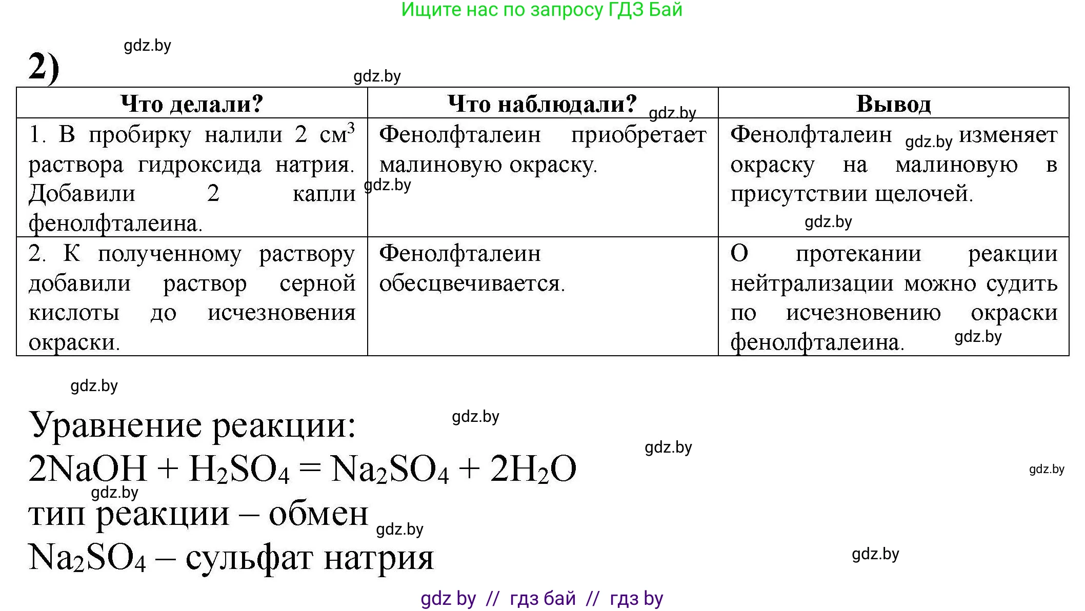 Химия, 7 класс Тетрадь для практических работ, автор: Сечко Ольга Ивановна, издательство Аверсэв, Минск, 2023, страница 22, номер 3, Решение
