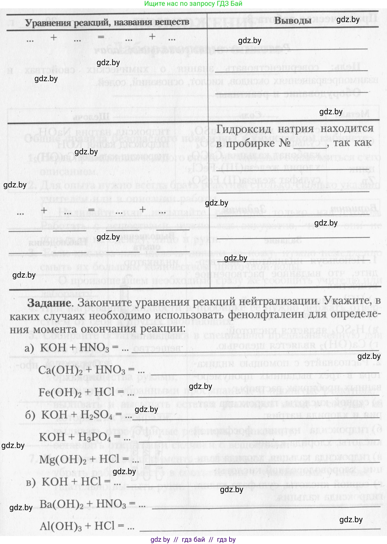 Химия, 8 класс Тетрадь для практических работ, автор: Борушко Ирина Ивановна, издательство Сэр-Вит, Минск, 2022, розового цвета, Часть 1, страница 10, Условие (продолжение 4)