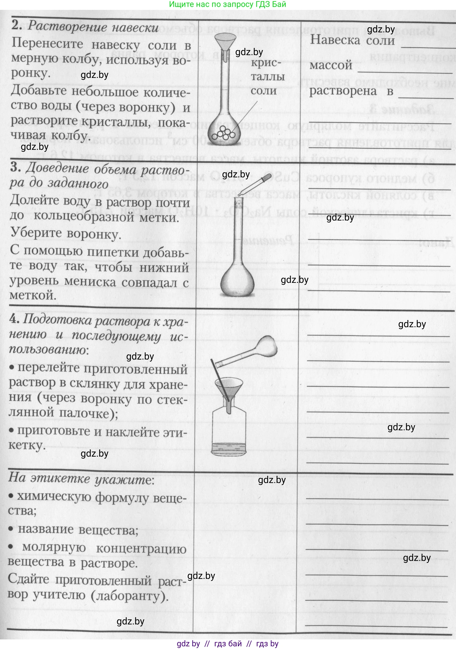 Химия, 8 класс Тетрадь для практических работ, автор: Борушко Ирина Ивановна, издательство Сэр-Вит, Минск, 2022, розового цвета, Часть 1, страница 18, Условие (продолжение 10)