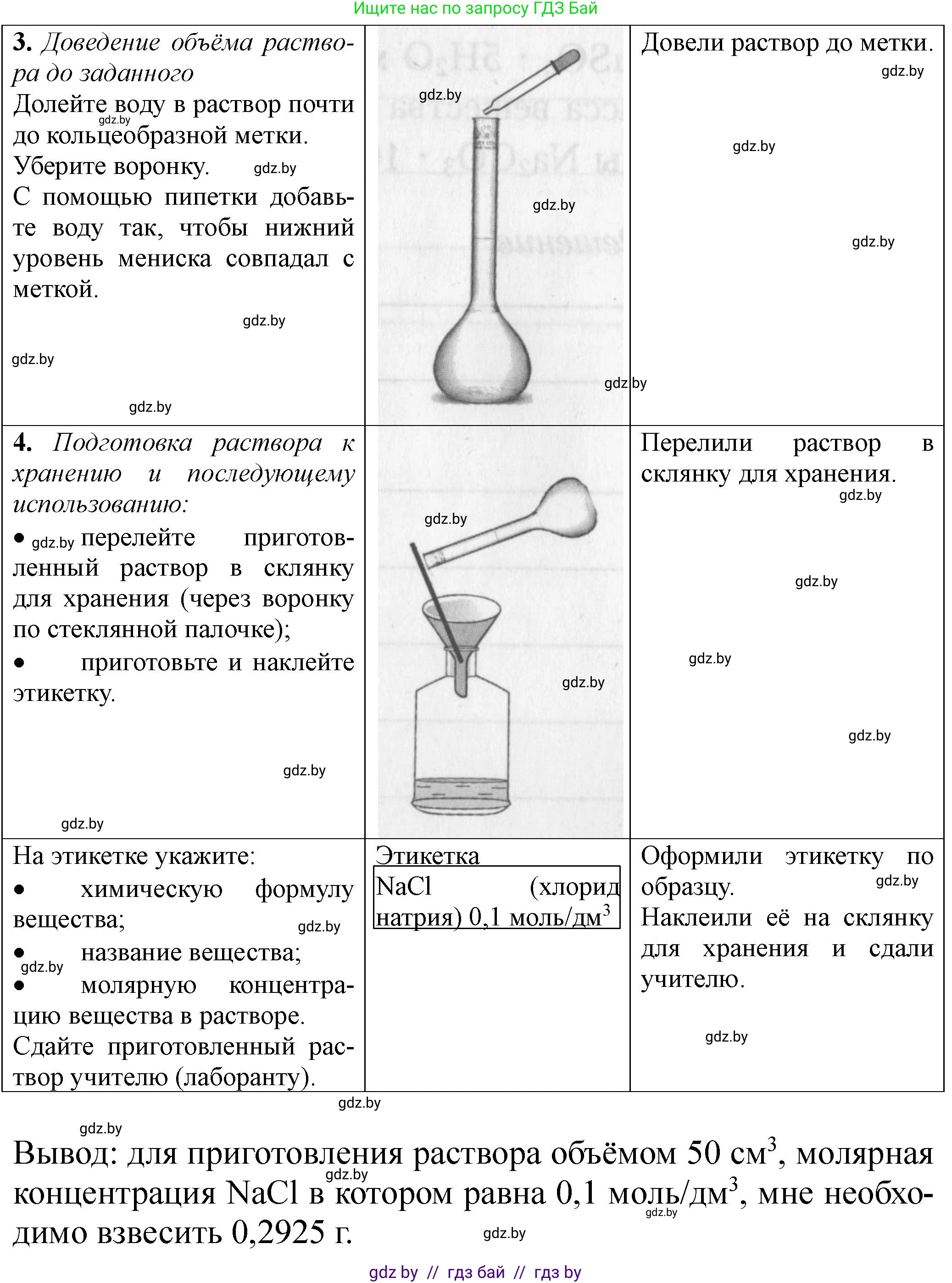 Химия, 8 класс Тетрадь для практических работ, автор: Борушко Ирина Ивановна, издательство Сэр-Вит, Минск, 2022, розового цвета, Часть 1, страница 18, Решение (продолжение 7)