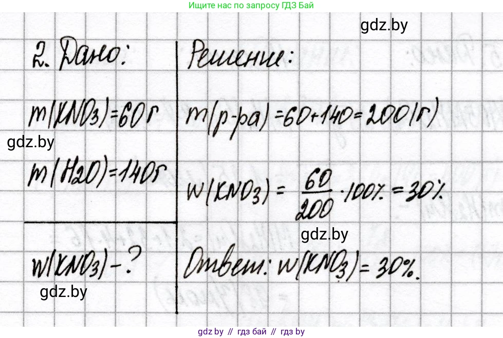 Химия, 8 класс Сборник контрольных и самостоятельных работ, авторы: Сеген Елена Адамовна, Власовец Евгения Николаевна, Гарбар Елена Евгеньевна, Синявская Тамара Степановна, издательство Аверсэв, Минск, 2019, оранжевого цвета, страница 81, номер 2, Решение