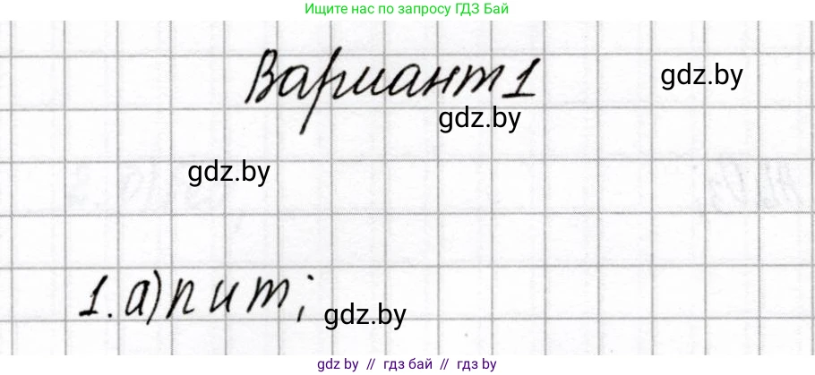 Химия, 8 класс Сборник контрольных и самостоятельных работ, авторы: Сеген Елена Адамовна, Власовец Евгения Николаевна, Гарбар Елена Евгеньевна, Синявская Тамара Степановна, издательство Аверсэв, Минск, 2019, оранжевого цвета, страница 24, номер 1, Решение
