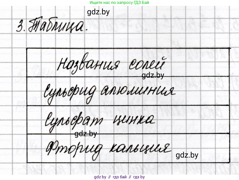 Химия, 8 класс Сборник контрольных и самостоятельных работ, авторы: Сеген Елена Адамовна, Власовец Евгения Николаевна, Гарбар Елена Евгеньевна, Синявская Тамара Степановна, издательство Аверсэв, Минск, 2019, оранжевого цвета, страница 43, номер 3, Решение