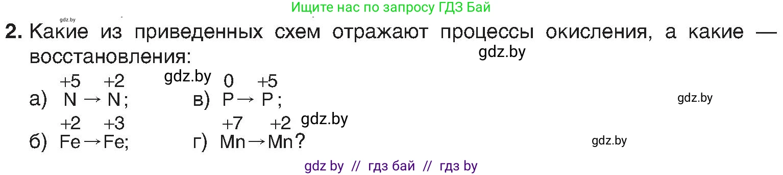 Химия, 8 класс Учебник, авторы: Шиманович Игорь Евгеньевич, Красицкий Василий Анатольевич, Сечко Ольга Ивановна, Хвалюк Виктор Николаевич, издательство Адукацыя i выхаванне, Минск, 2024, страница 210, номер 2, Условие