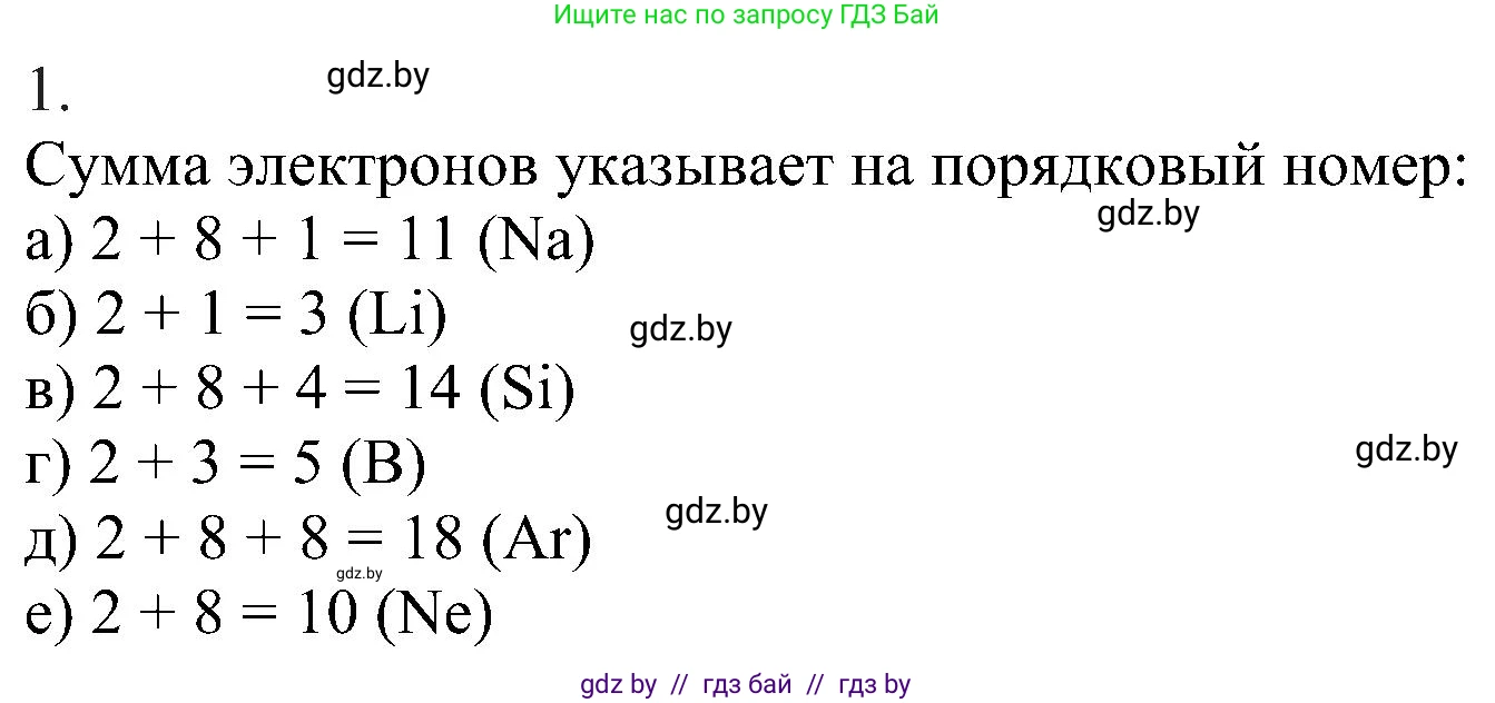 Химия, 8 класс Учебник, авторы: Шиманович Игорь Евгеньевич, Красицкий Василий Анатольевич, Сечко Ольга Ивановна, Хвалюк Виктор Николаевич, издательство Адукацыя i выхаванне, Минск, 2024, страница 162, номер 1, Решение