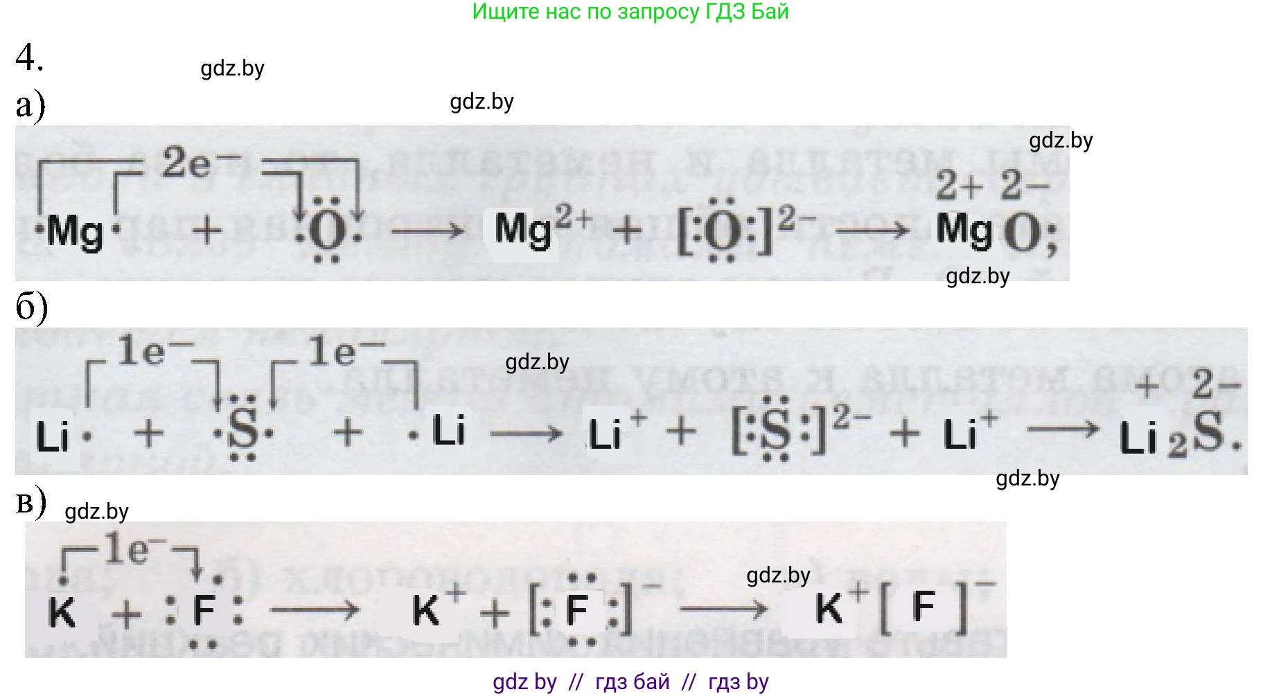 Химия, 8 класс Учебник, авторы: Шиманович Игорь Евгеньевич, Красицкий Василий Анатольевич, Сечко Ольга Ивановна, Хвалюк Виктор Николаевич, издательство Адукацыя i выхаванне, Минск, 2024, страница 188, номер 4, Решение