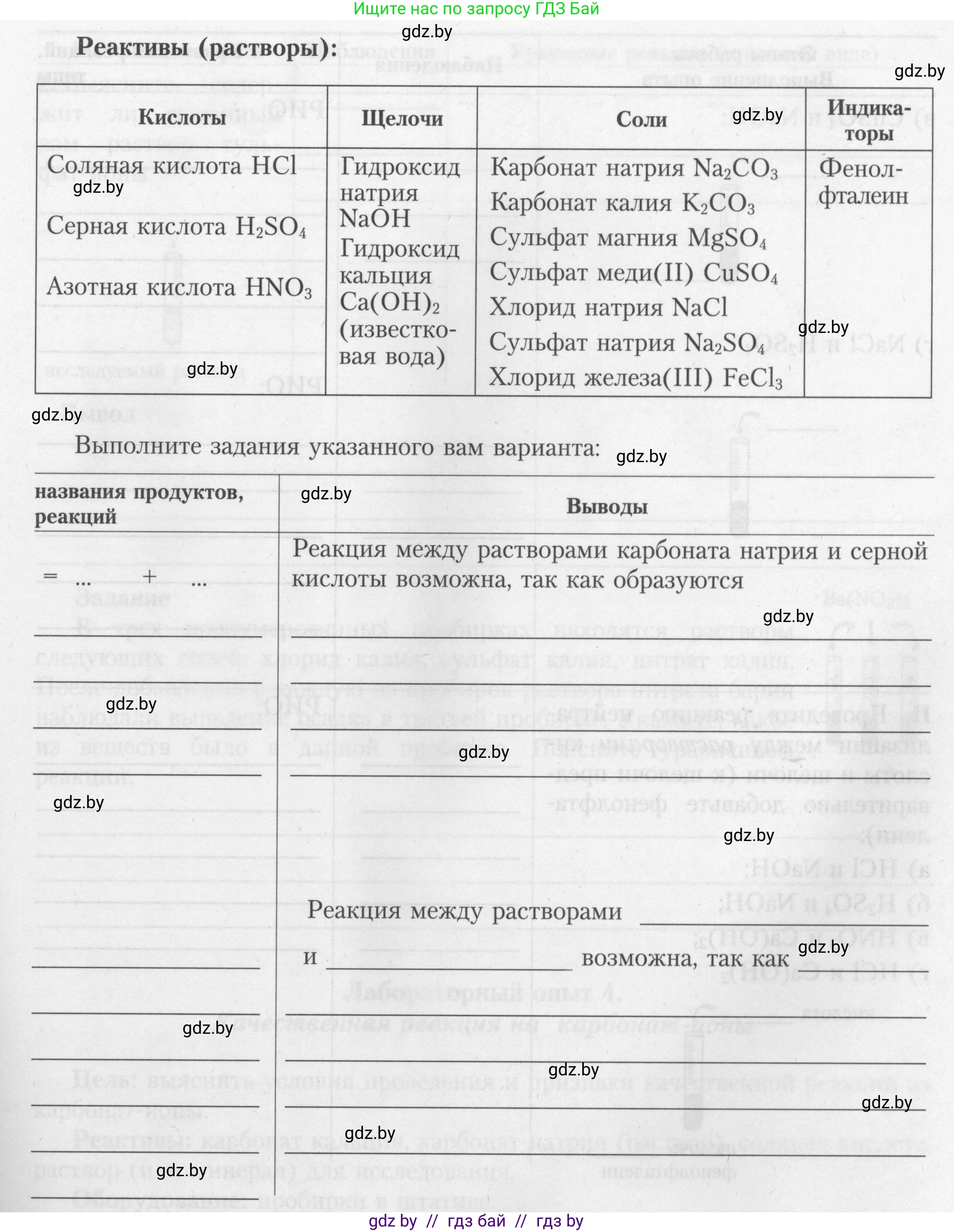 Химия, 9 класс Тетрадь для практических работ, автор: Борушко Ирина Ивановна, издательство Сэр-Вит, Минск, 2022, бирюзового цвета, Часть 1, страница 7, Условие (продолжение 2)
