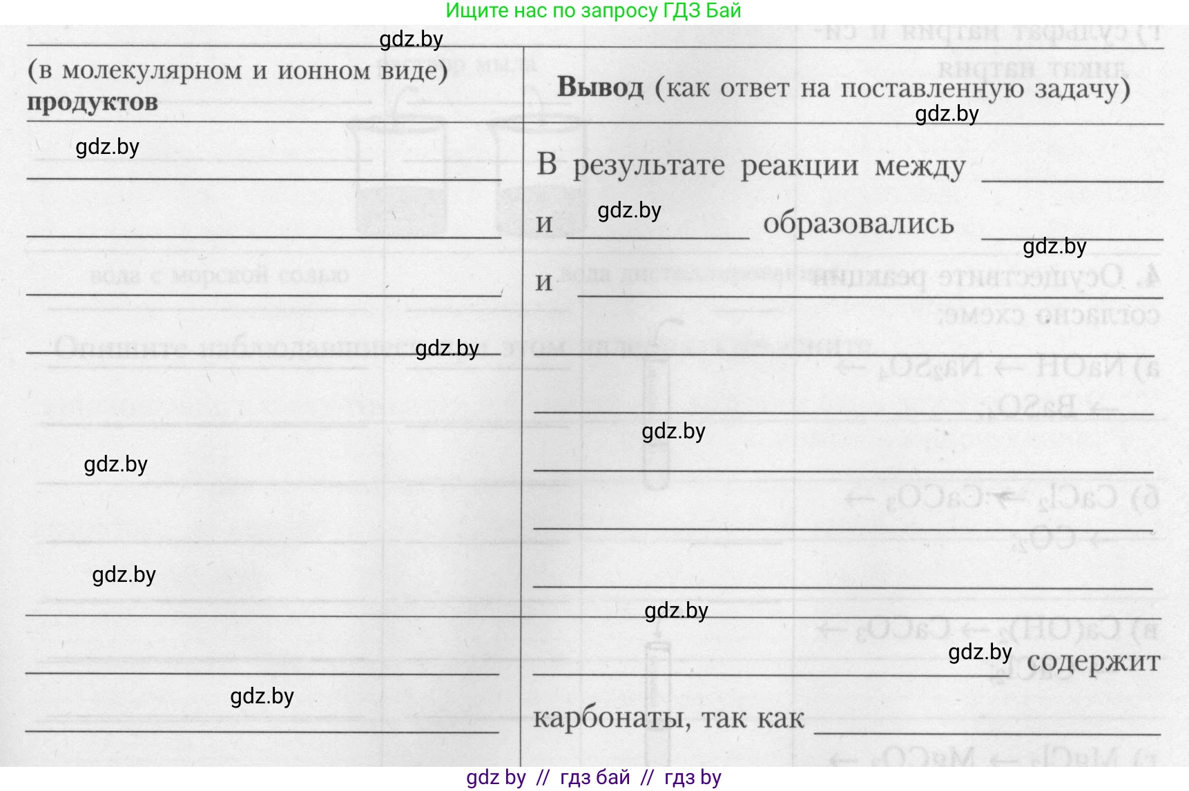 Химия, 9 класс Тетрадь для практических работ, автор: Борушко Ирина Ивановна, издательство Сэр-Вит, Минск, 2022, бирюзового цвета, Часть 1, страница 17, Условие (продолжение 4)
