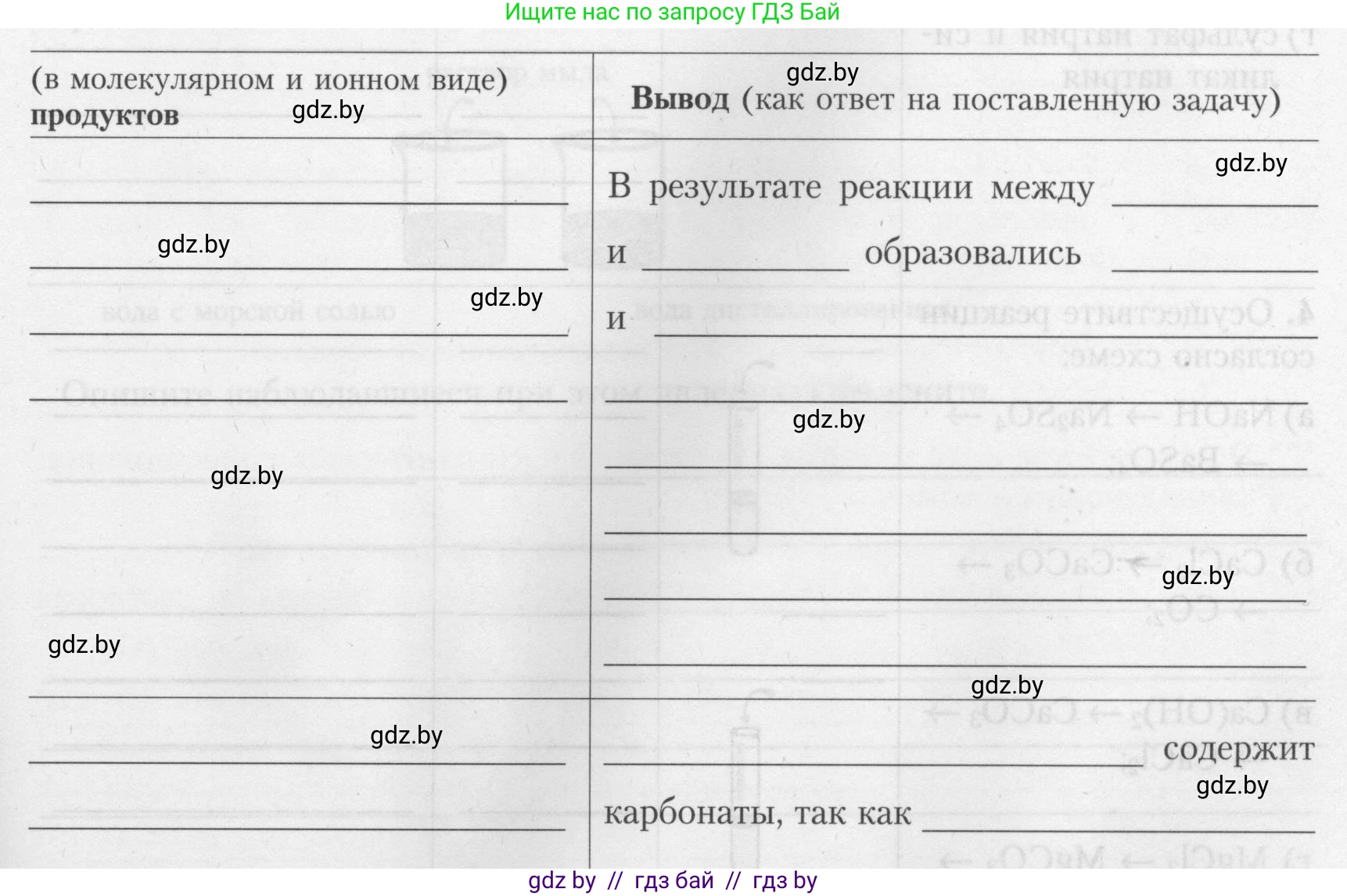 Химия, 9 класс Тетрадь для практических работ, автор: Борушко Ирина Ивановна, издательство Сэр-Вит, Минск, 2022, бирюзового цвета, Часть 1, страница 17, Условие (продолжение 4)
