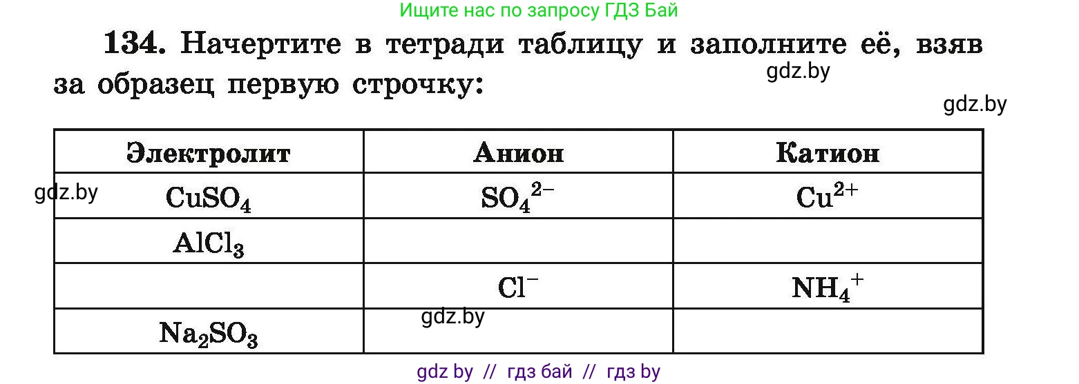 Химия, 9 класс Сборник задач, авторы: Хвалюк Виктор Николаевич, Резяпкин Виктор Ильич, издательство Адукацыя i выхаванне, Минск, 2020, салатового цвета, страница 35, номер 134, Условие