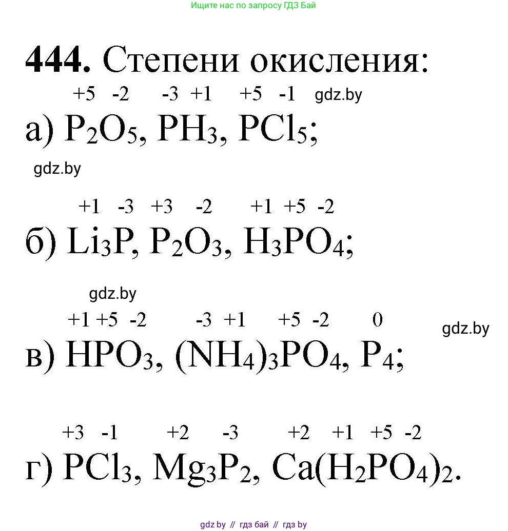 Химия, 9 класс Сборник задач, авторы: Хвалюк Виктор Николаевич, Резяпкин Виктор Ильич, издательство Адукацыя i выхаванне, Минск, 2020, салатового цвета, страница 87, номер 444, Решение