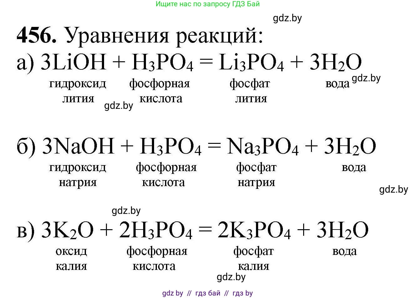 Химия, 9 класс Сборник задач, авторы: Хвалюк Виктор Николаевич, Резяпкин Виктор Ильич, издательство Адукацыя i выхаванне, Минск, 2020, салатового цвета, страница 89, номер 456, Решение