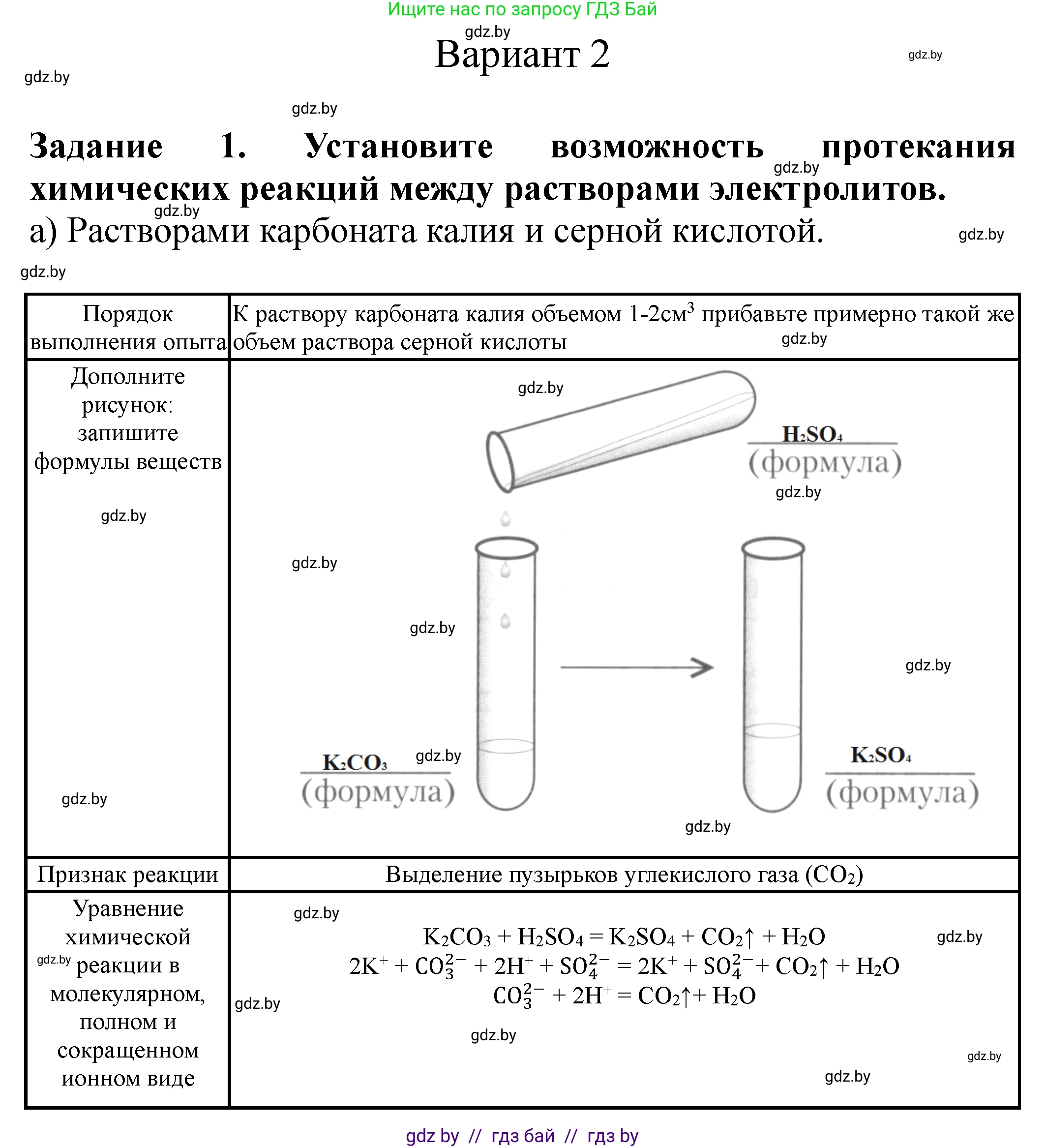 Химия, 9 класс Тетрадь для практических работ, автор: Сечко Ольга Ивановна, издательство Аверсэв, Минск, 2021, салатового цвета, страница 10, Решение