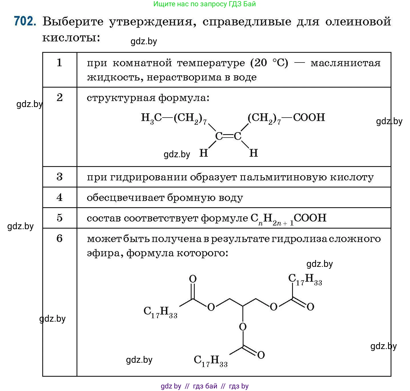 Химия, 10 класс Сборник задач, авторы: Матулис Вадим Эдвардович, Матулис Виталий Эдвардович, Колевич Татьяна Александровна, издательство Национальный институт образования, Минск, 2021, страница 156, номер 702, Условие