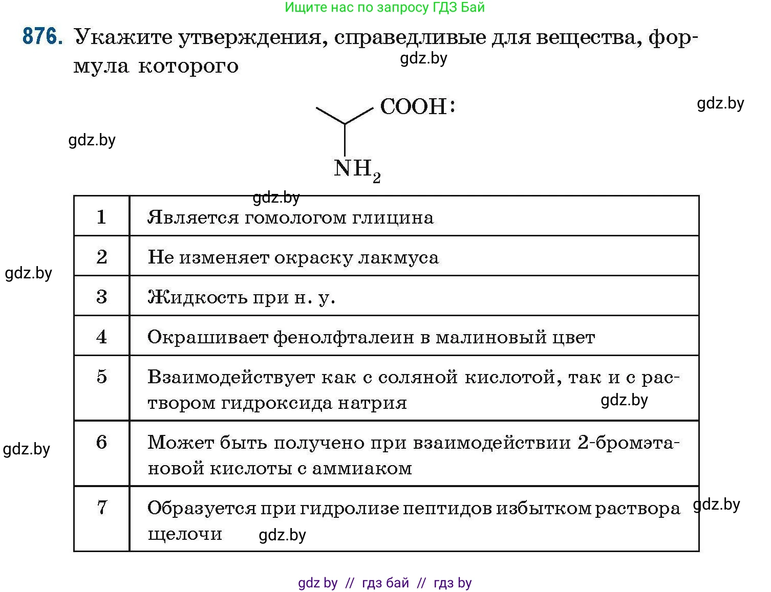 Химия, 10 класс Сборник задач, авторы: Матулис Вадим Эдвардович, Матулис Виталий Эдвардович, Колевич Татьяна Александровна, издательство Национальный институт образования, Минск, 2021, страница 207, номер 876, Условие