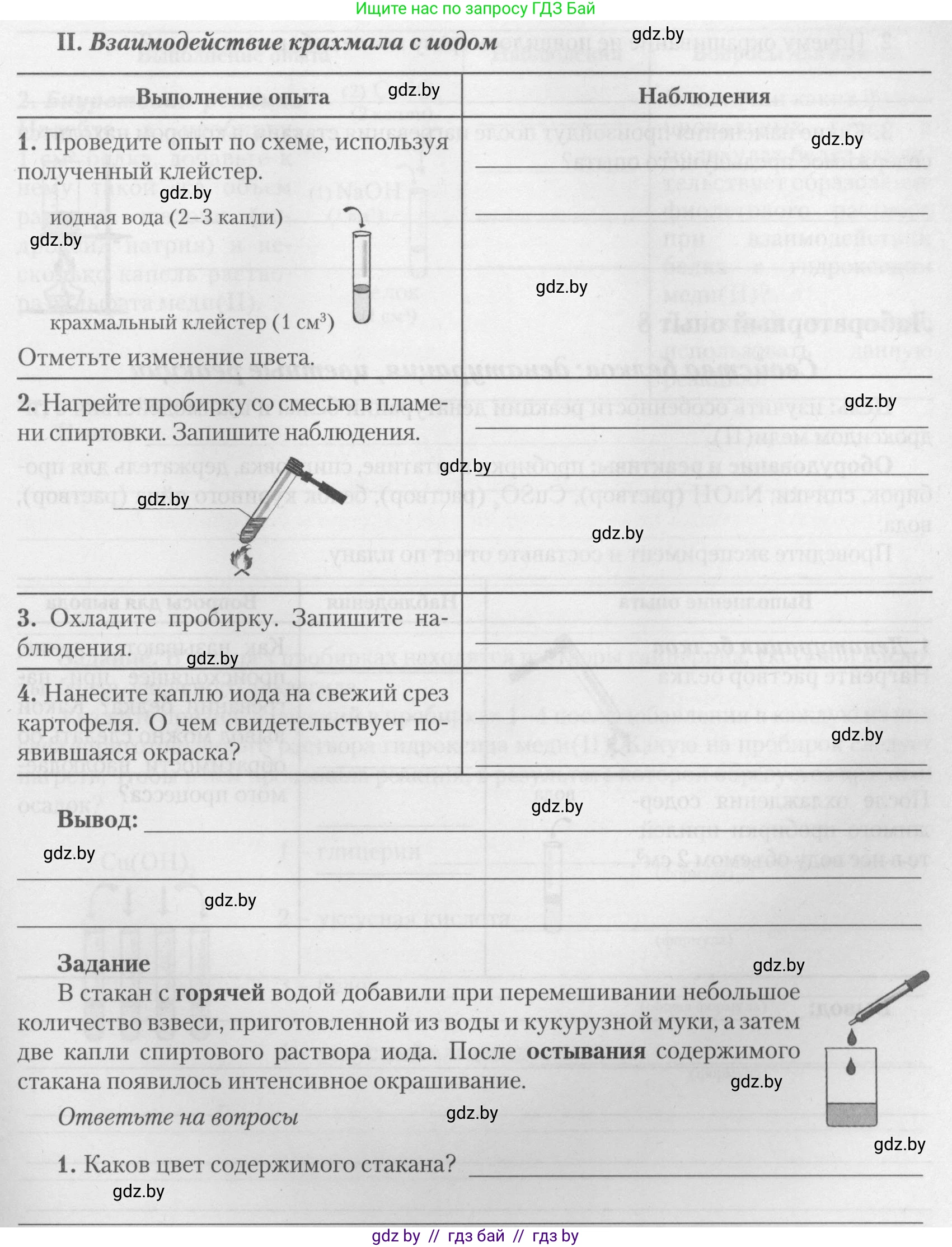 Химия, 10 класс Тетрадь для практических работ, автор: Борушко Ирина Ивановна, издательство Сэр-Вит, Минск, 2021, розового цвета, Часть 2, страница 12, Условие (продолжение 2)