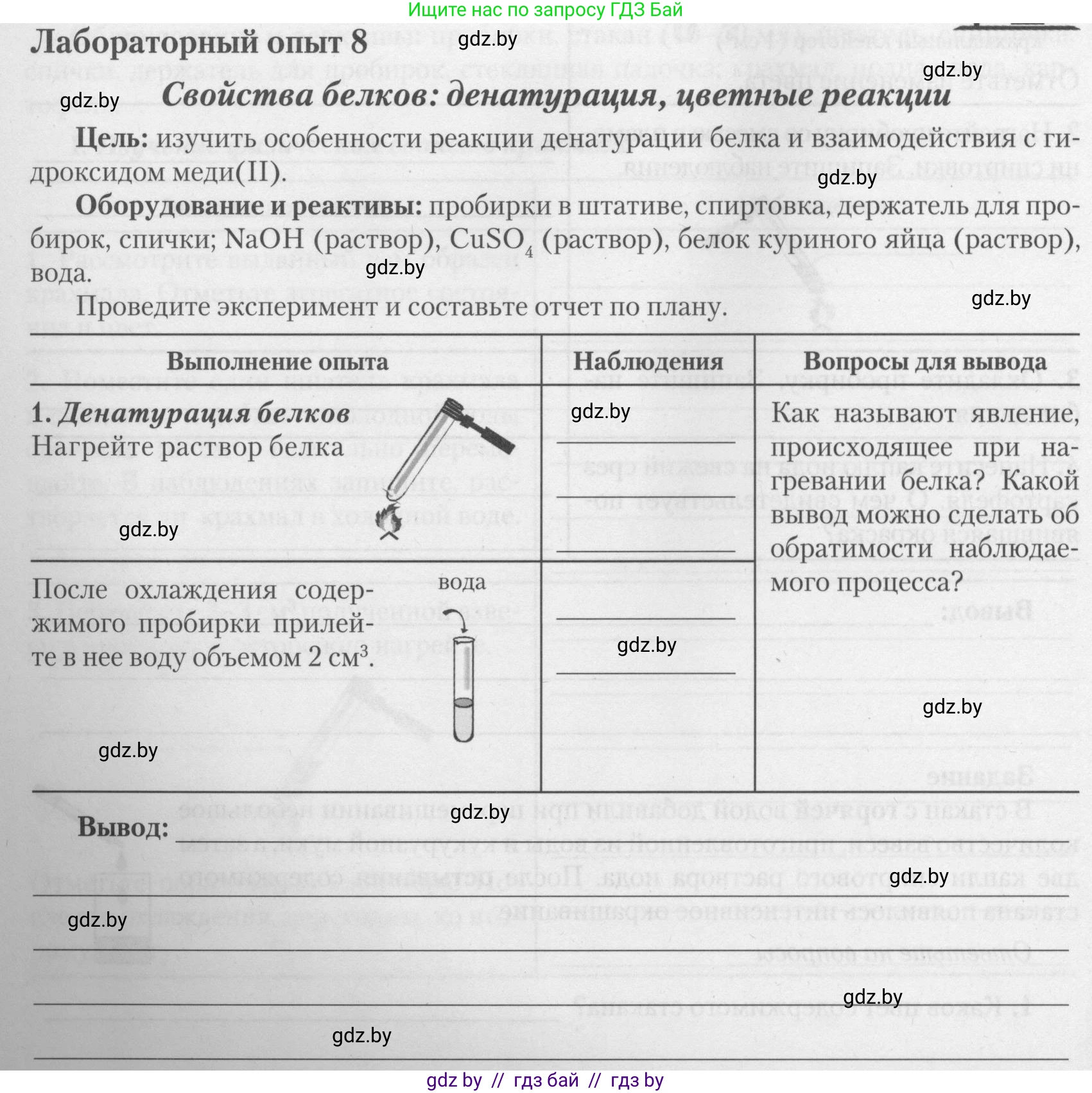 Химия, 10 класс Тетрадь для практических работ, автор: Борушко Ирина Ивановна, издательство Сэр-Вит, Минск, 2021, розового цвета, Часть 2, страница 14, Условие