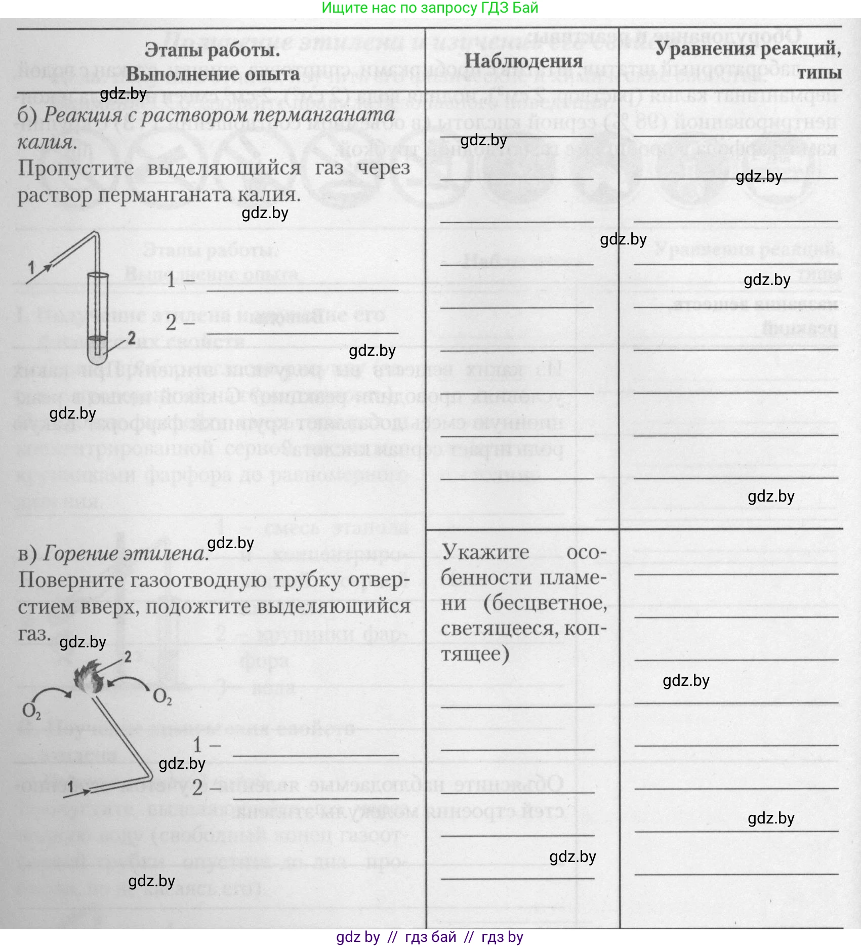Химия, 10 класс Тетрадь для практических работ, автор: Борушко Ирина Ивановна, издательство Сэр-Вит, Минск, 2021, розового цвета, Часть 1, страница 6, номер 1, Условие (продолжение 3)
