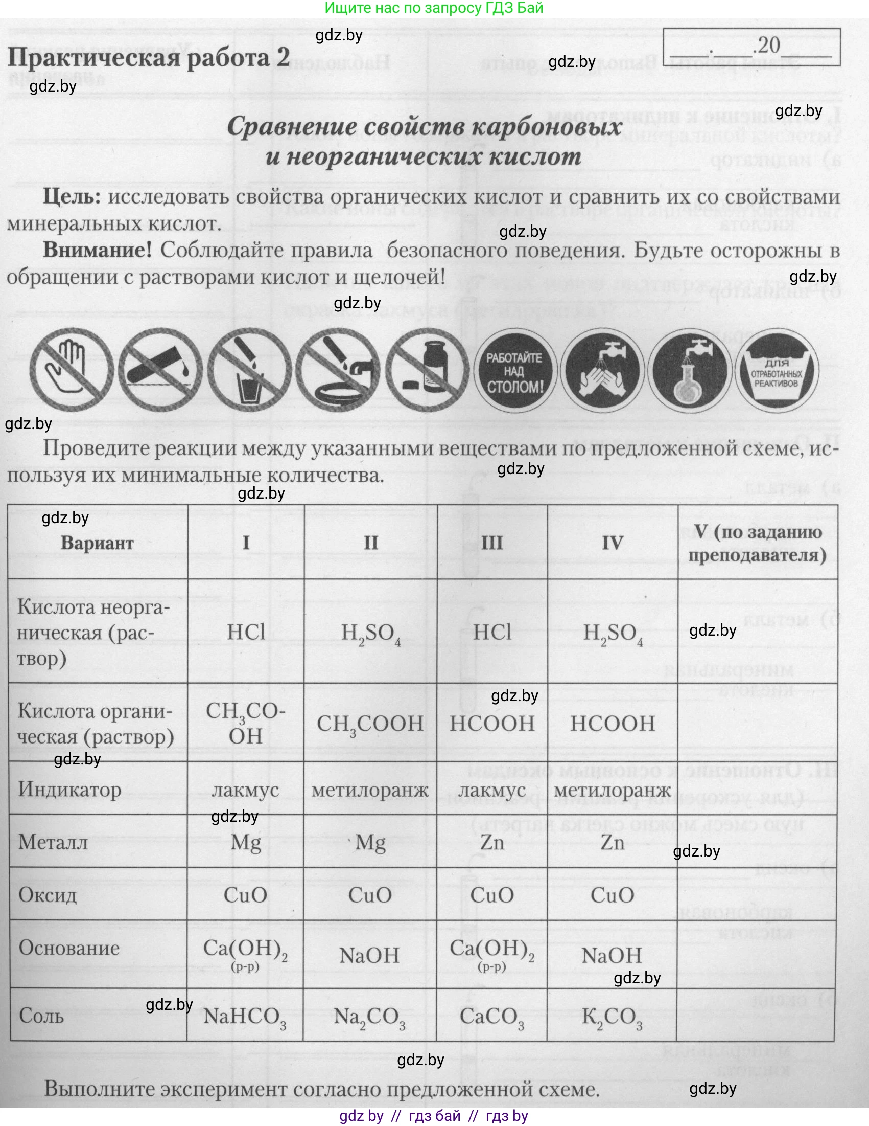 Химия, 10 класс Тетрадь для практических работ, автор: Борушко Ирина Ивановна, издательство Сэр-Вит, Минск, 2021, розового цвета, Часть 1, страница 11, номер 3, Условие