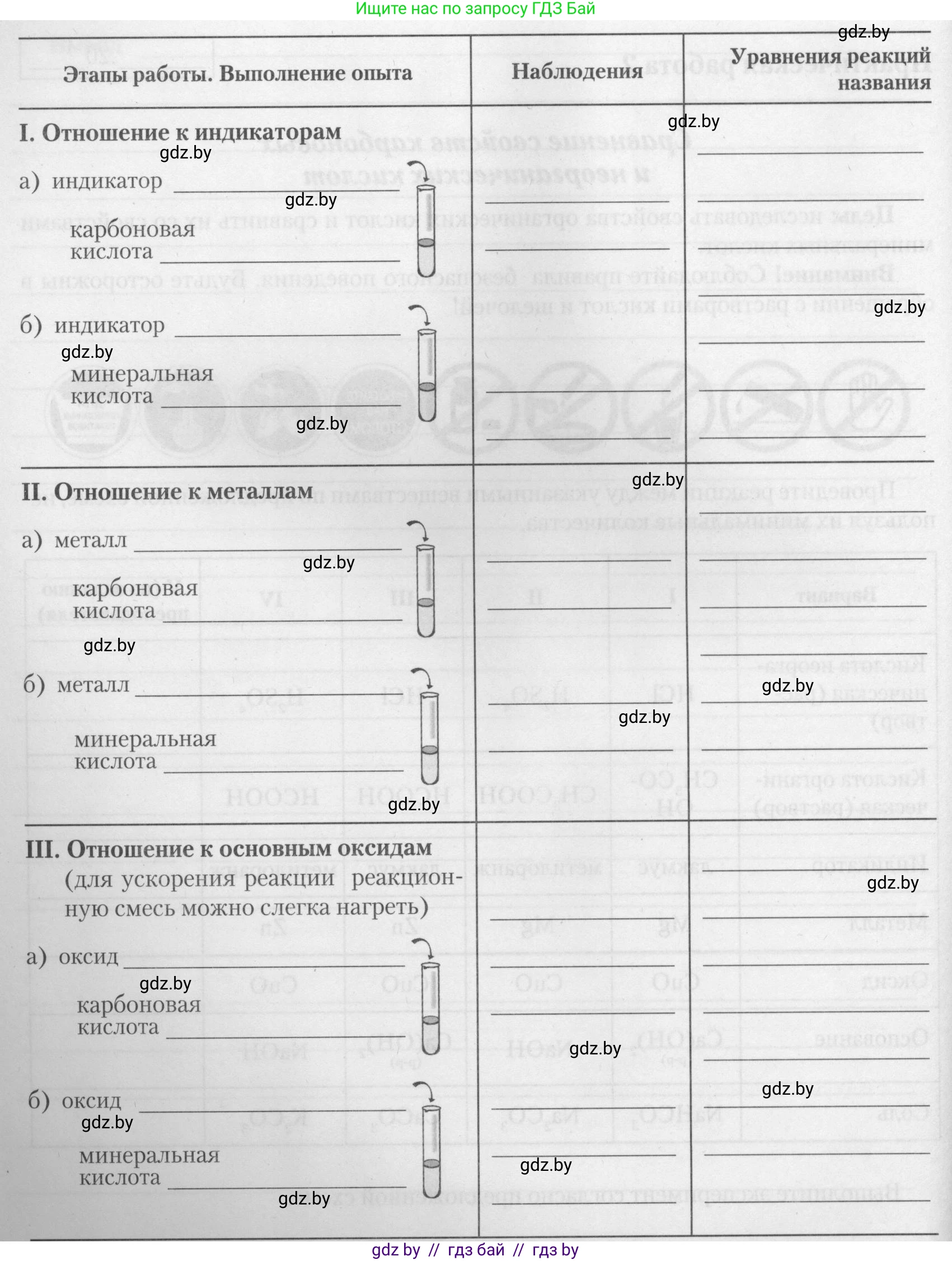 Химия, 10 класс Тетрадь для практических работ, автор: Борушко Ирина Ивановна, издательство Сэр-Вит, Минск, 2021, розового цвета, Часть 1, страница 11, номер 3, Условие (продолжение 2)