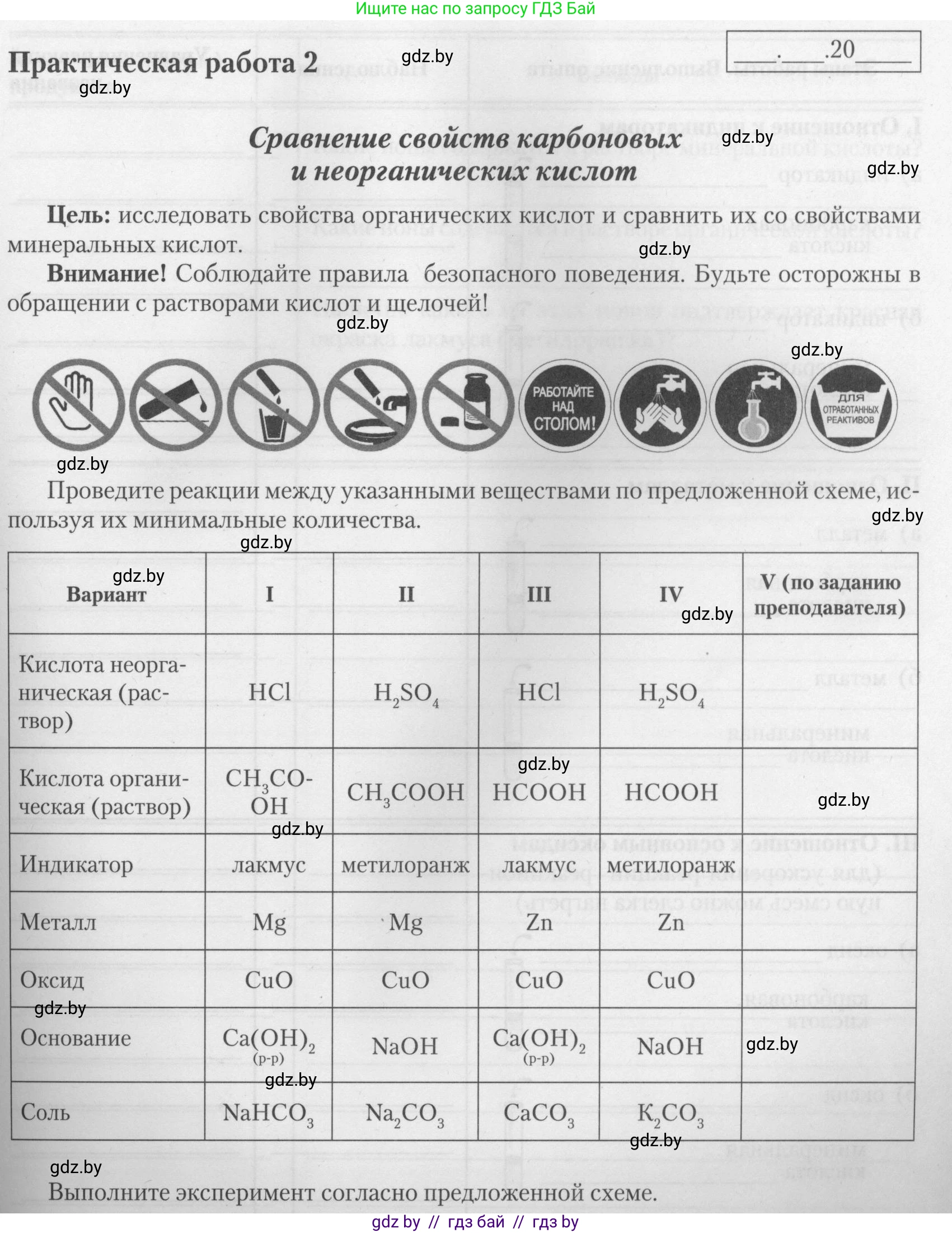 Химия, 10 класс Тетрадь для практических работ, автор: Борушко Ирина Ивановна, издательство Сэр-Вит, Минск, 2021, розового цвета, Часть 1, страница 11, номер 4, Условие