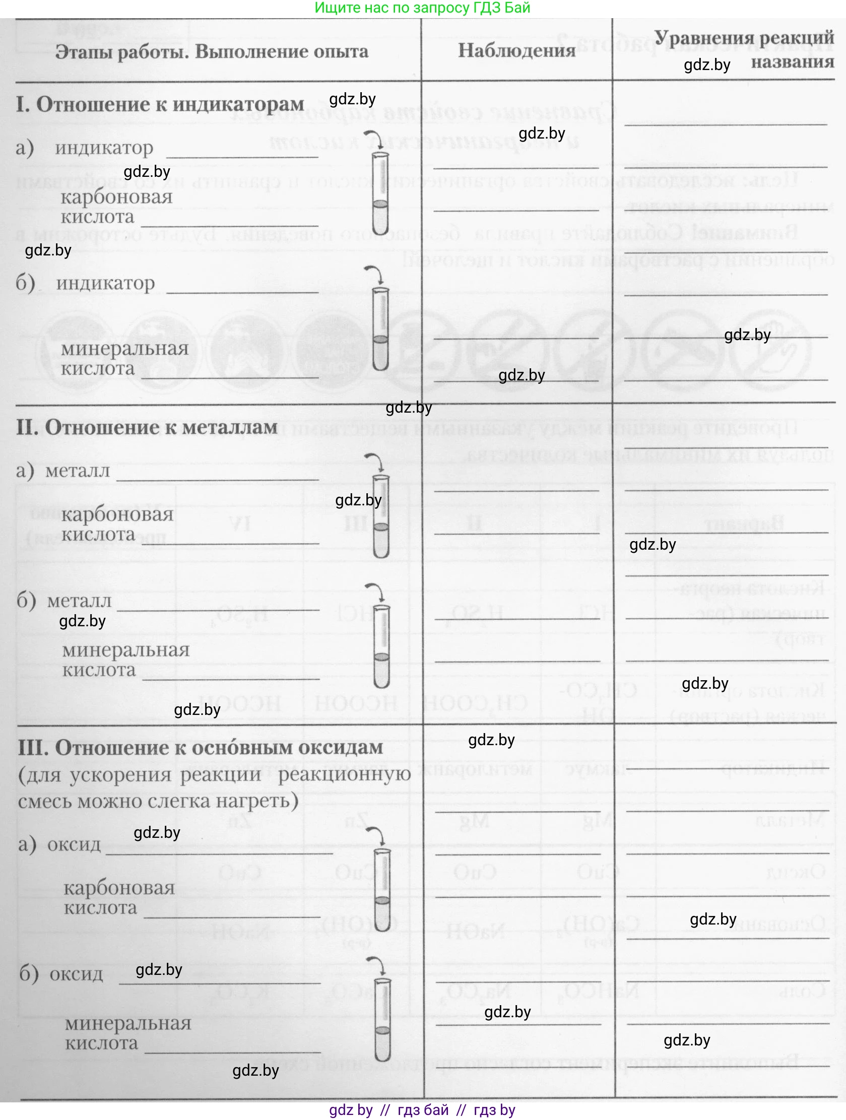 Химия, 10 класс Тетрадь для практических работ, автор: Борушко Ирина Ивановна, издательство Сэр-Вит, Минск, 2020, голубого цвета, Часть 1, страница 11, номер 4, Условия (продолжение 2)