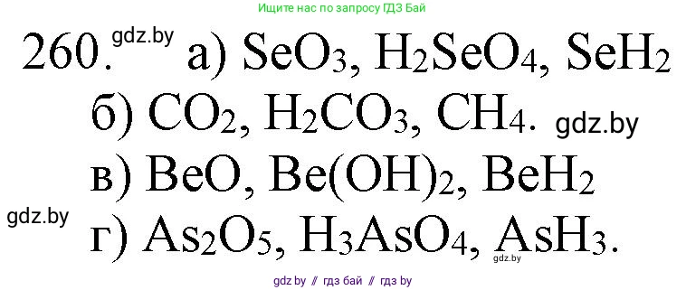Химия, 11 класс Сборник задач, авторы: Хвалюк Виктор Николаевич, Резяпкин Виктор Ильич, издательство Адукацыя i выхаванне, Минск, 2023, зелёного цвета, страница 44, номер 260, Решение