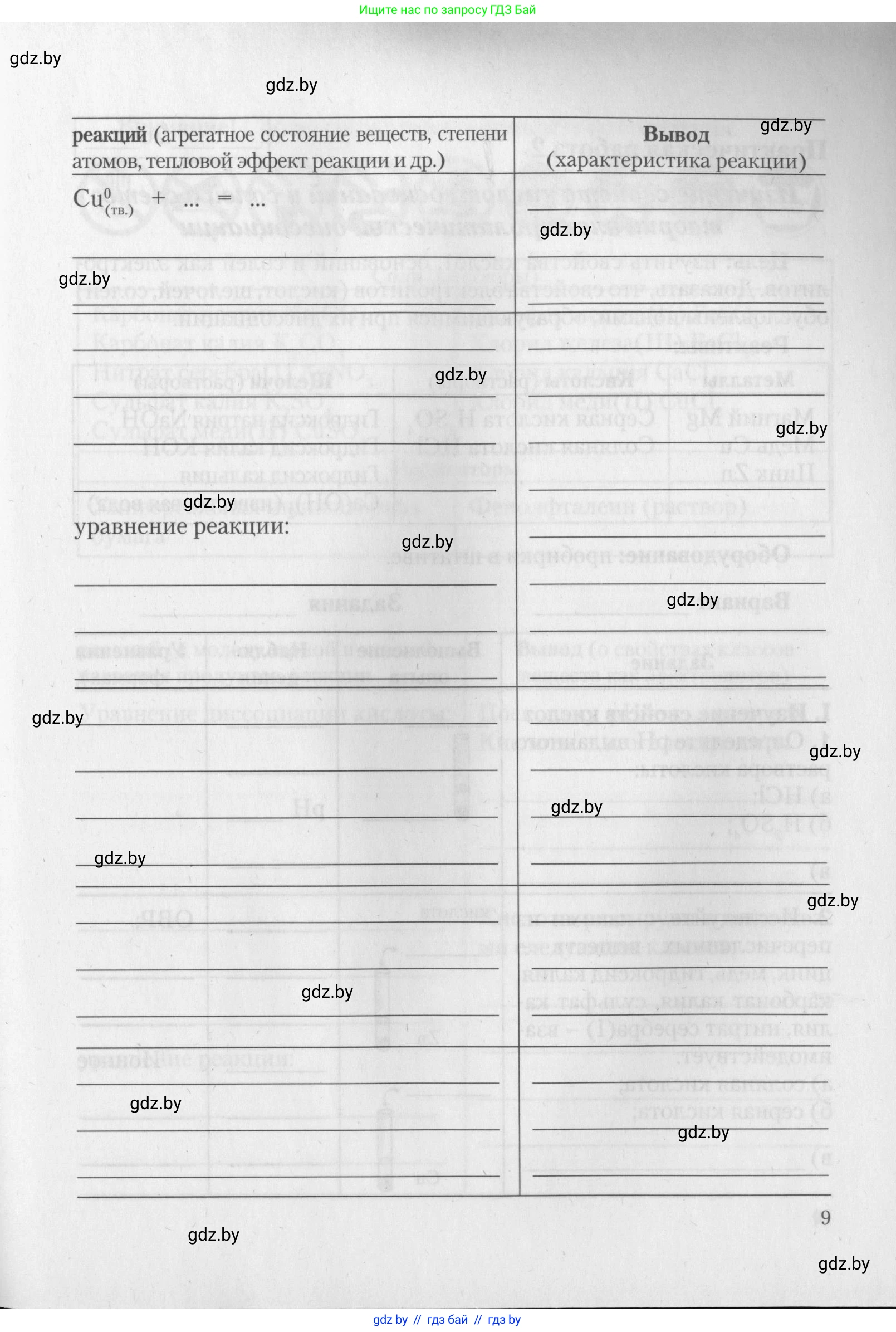 Химия, 11 класс Тетрадь для практических работ, автор: Борушко Ирина Ивановна, издательство Сэр-Вит, Минск, 2022, оранжевого цвета, страница 9