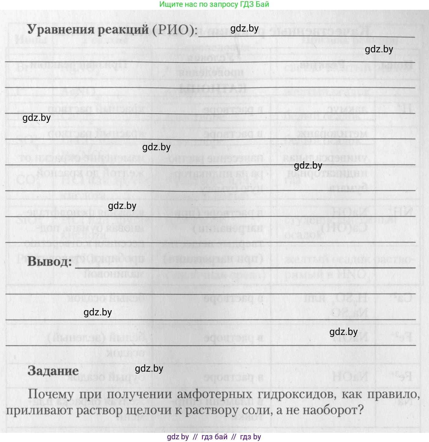 Химия, 11 класс Тетрадь для практических работ, автор: Борушко Ирина Ивановна, издательство Сэр-Вит, Минск, 2022, оранжевого цвета, Часть 2, страница 20, Условие (продолжение 2)