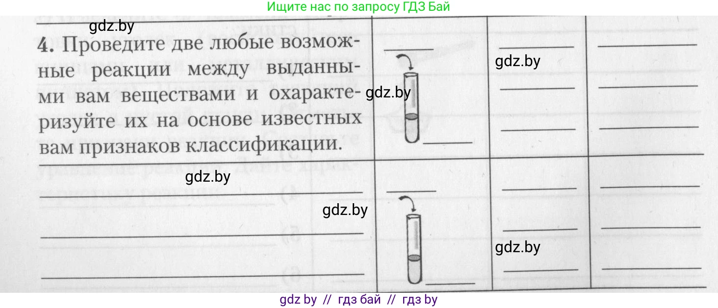 Химия, 11 класс Тетрадь для практических работ, автор: Борушко Ирина Ивановна, издательство Сэр-Вит, Минск, 2022, оранжевого цвета, Часть 1, страница 8, номер 4, Условие