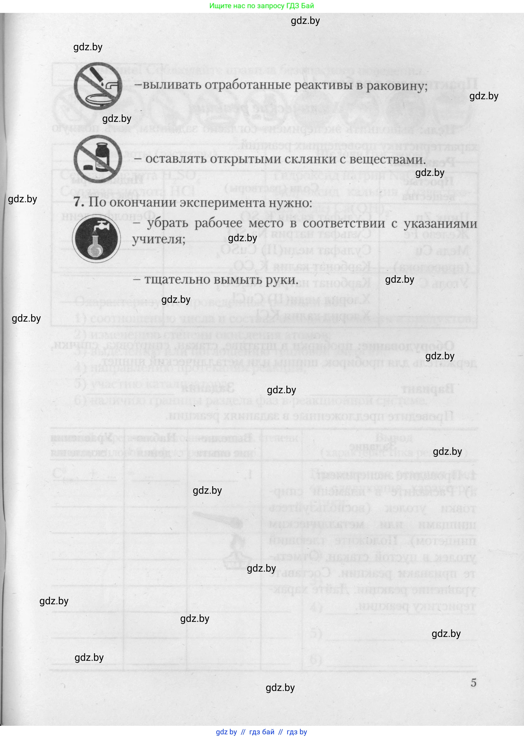 Химия, 11 класс Тетрадь для практических работ, автор: Борушко Ирина Ивановна, издательство Сэр-Вит, Минск, 2021, розового цвета, страница 5