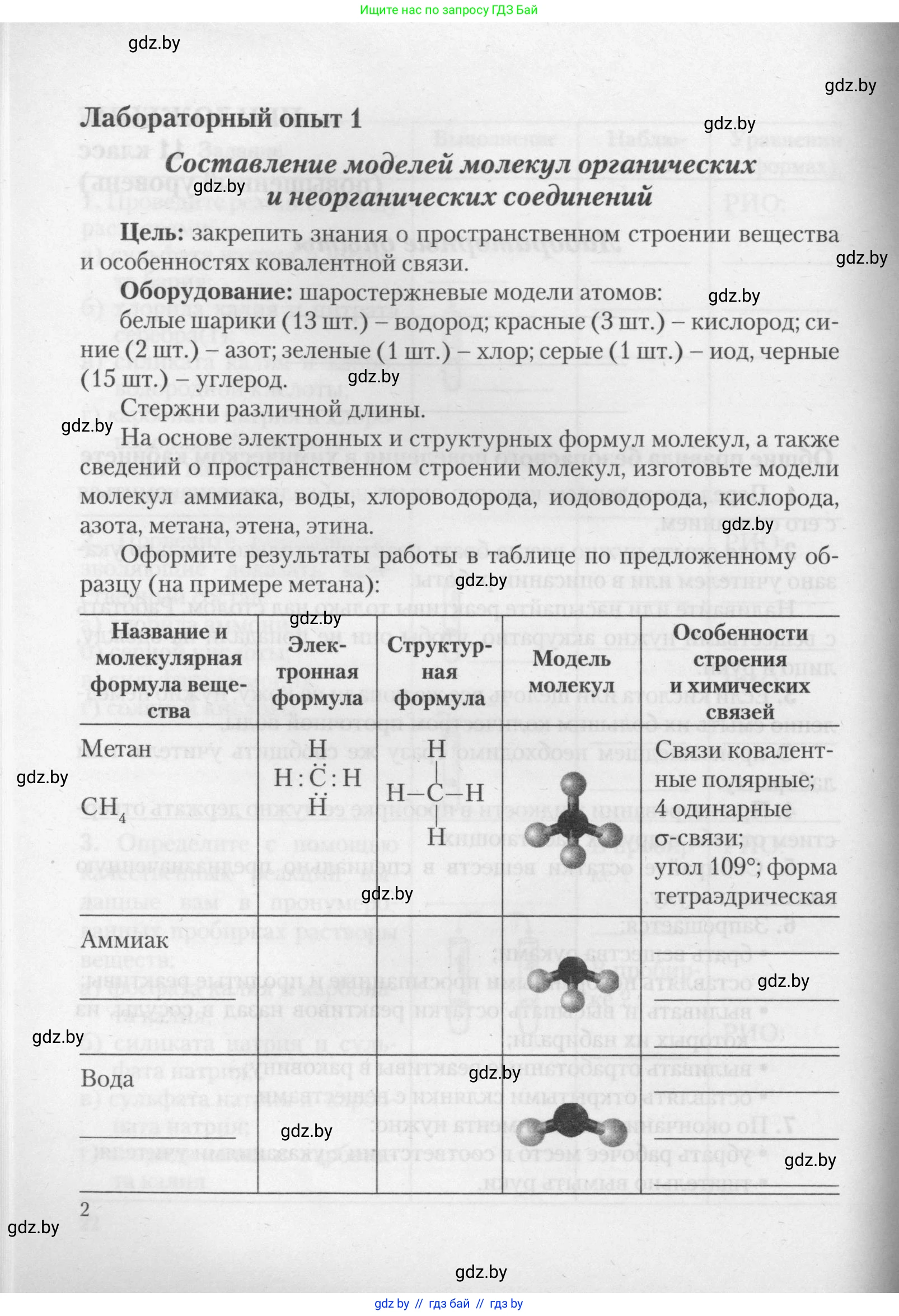 Химия, 11 класс Тетрадь для практических работ, автор: Борушко Ирина Ивановна, издательство Сэр-Вит, Минск, 2021, розового цвета, Часть 2, страница 2