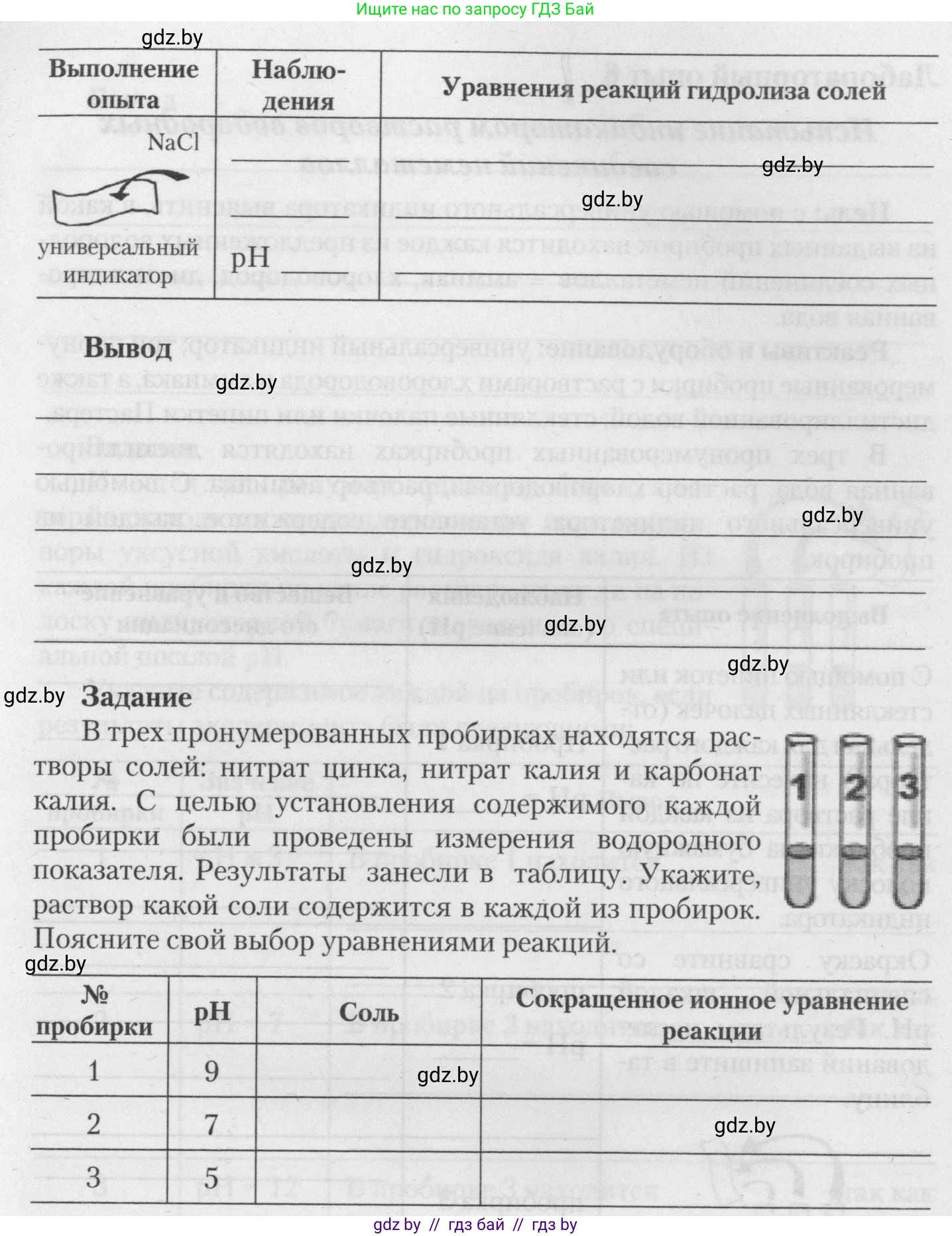 Химия, 11 класс Тетрадь для практических работ, автор: Борушко Ирина Ивановна, издательство Сэр-Вит, Минск, 2021, розового цвета, Часть 2, страница 10, Условия (продолжение 2)
