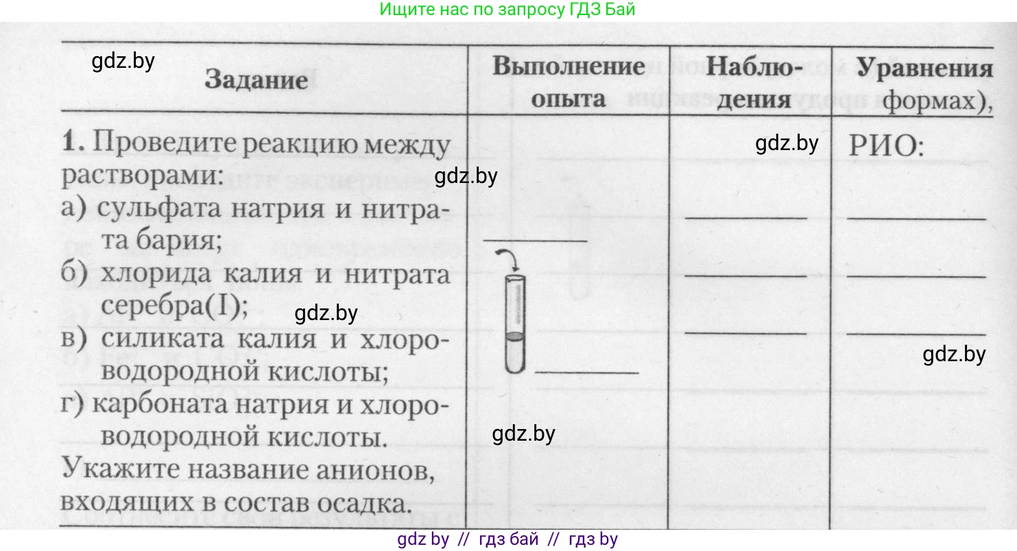 Химия, 11 класс Тетрадь для практических работ, автор: Борушко Ирина Ивановна, издательство Сэр-Вит, Минск, 2021, розового цвета, Часть 1, страница 22, номер 1, Условия (продолжение 3)
