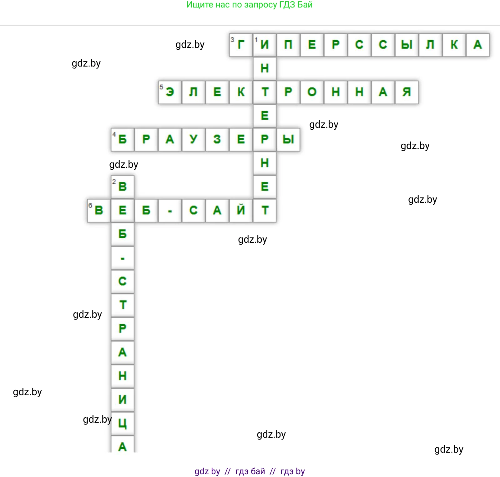 Информатика, 6 класс рабочая тетрадь, авторы: Овчинникова Лариса Генадьевна, Пузиновская Светлана Григорьевна, издательство Аверсэв, Минск, 2024, салатового цвета, страница 124, номер 5, Решение (продолжение 2)