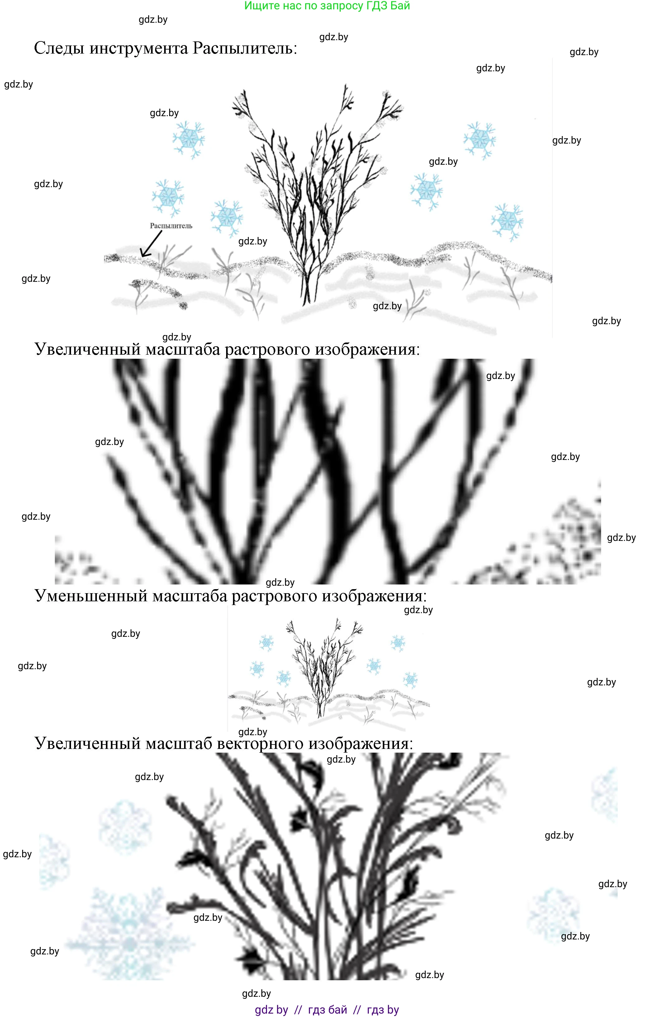 Информатика, 7 класс рабочая тетрадь, автор: Овчинникова Лариса Генадьевна, издательство Аверсэв, Минск, 2017, голубого цвета, страница 96, номер 1, Решение (продолжение 2)