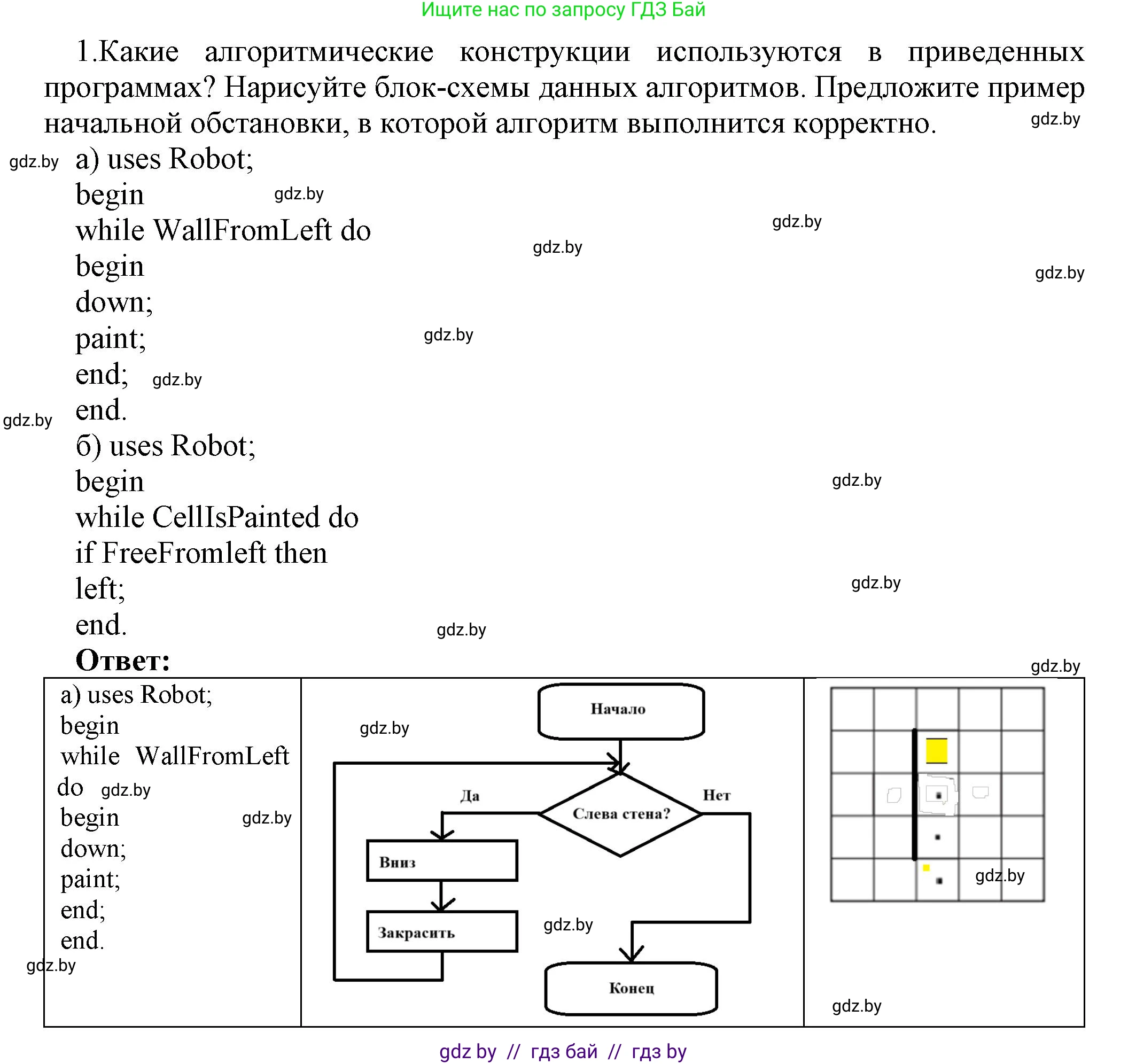 Информатика, 7 класс Учебник, авторы: Котов Владимир Михайлович, Лапо Анжелика Ивановна, Войтехович Елена Николаевна, издательство Народная асвета, Минск, 2017, страница 86, номер 1, Решение