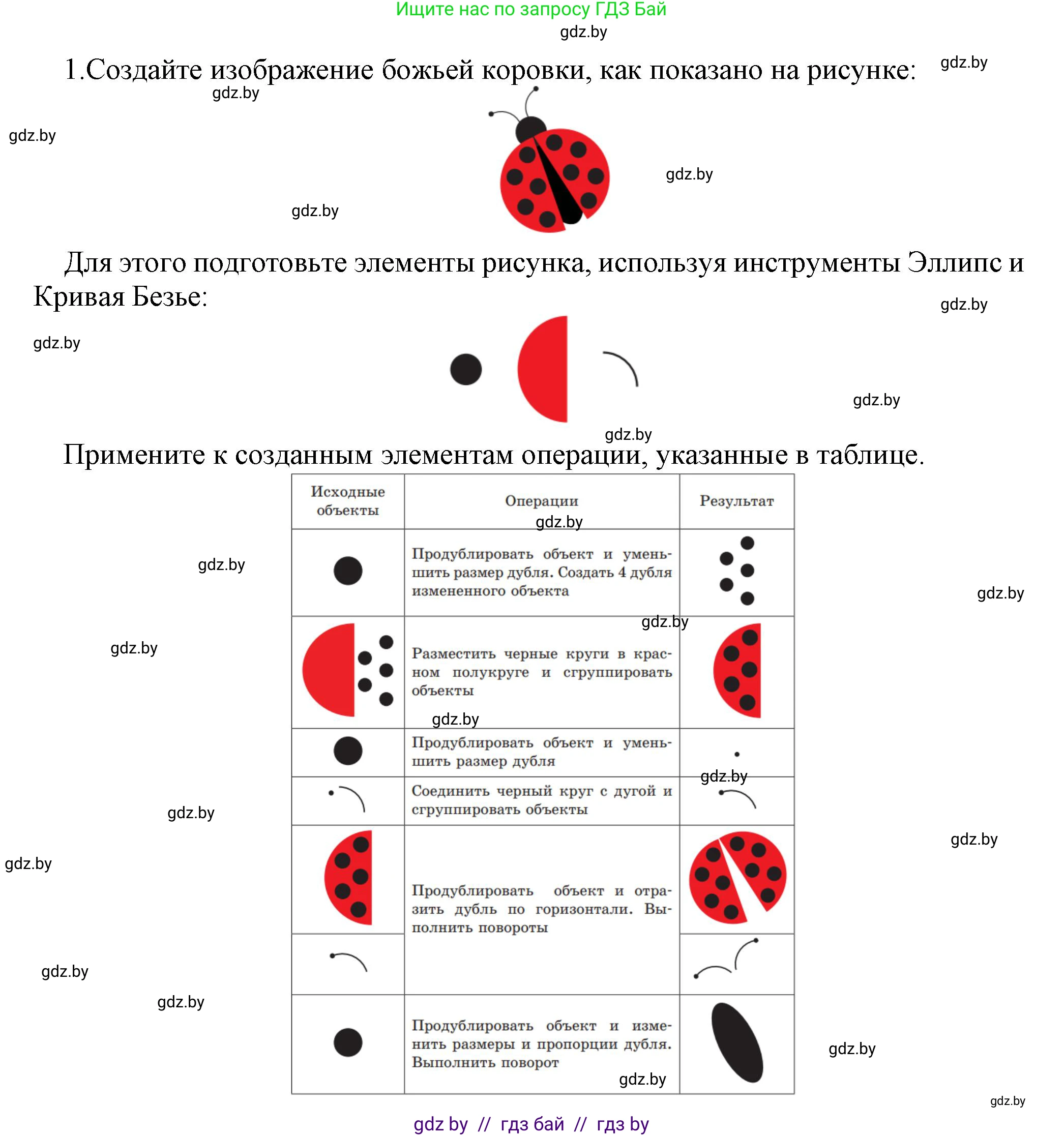 Информатика, 7 класс Учебник, авторы: Котов Владимир Михайлович, Лапо Анжелика Ивановна, Войтехович Елена Николаевна, издательство Народная асвета, Минск, 2017, страница 162, номер 1, Решение