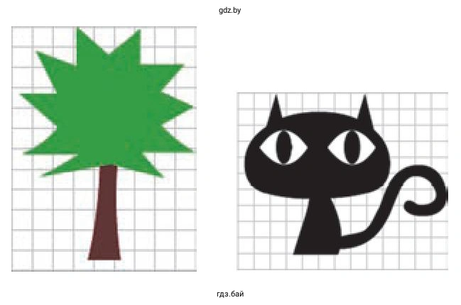 Дерево и черная кошка