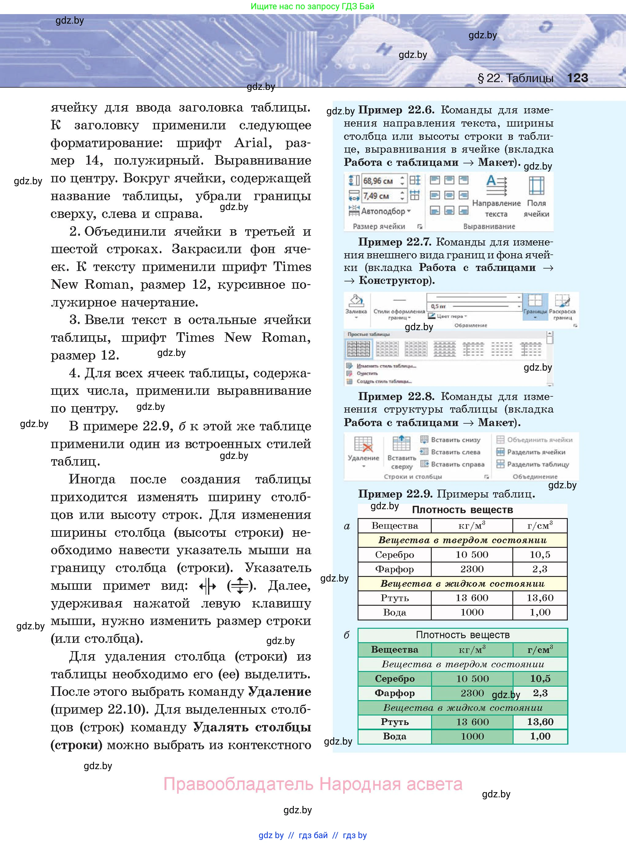 Информатика, 8 класс Учебник, авторы: Котов Владимир Михайлович, Лапо Анжелика Ивановна, Быкадоров Юрий Александрович, Войтехович Елена Николаевна, издательство Народная асвета, Минск, 2018, страница 123