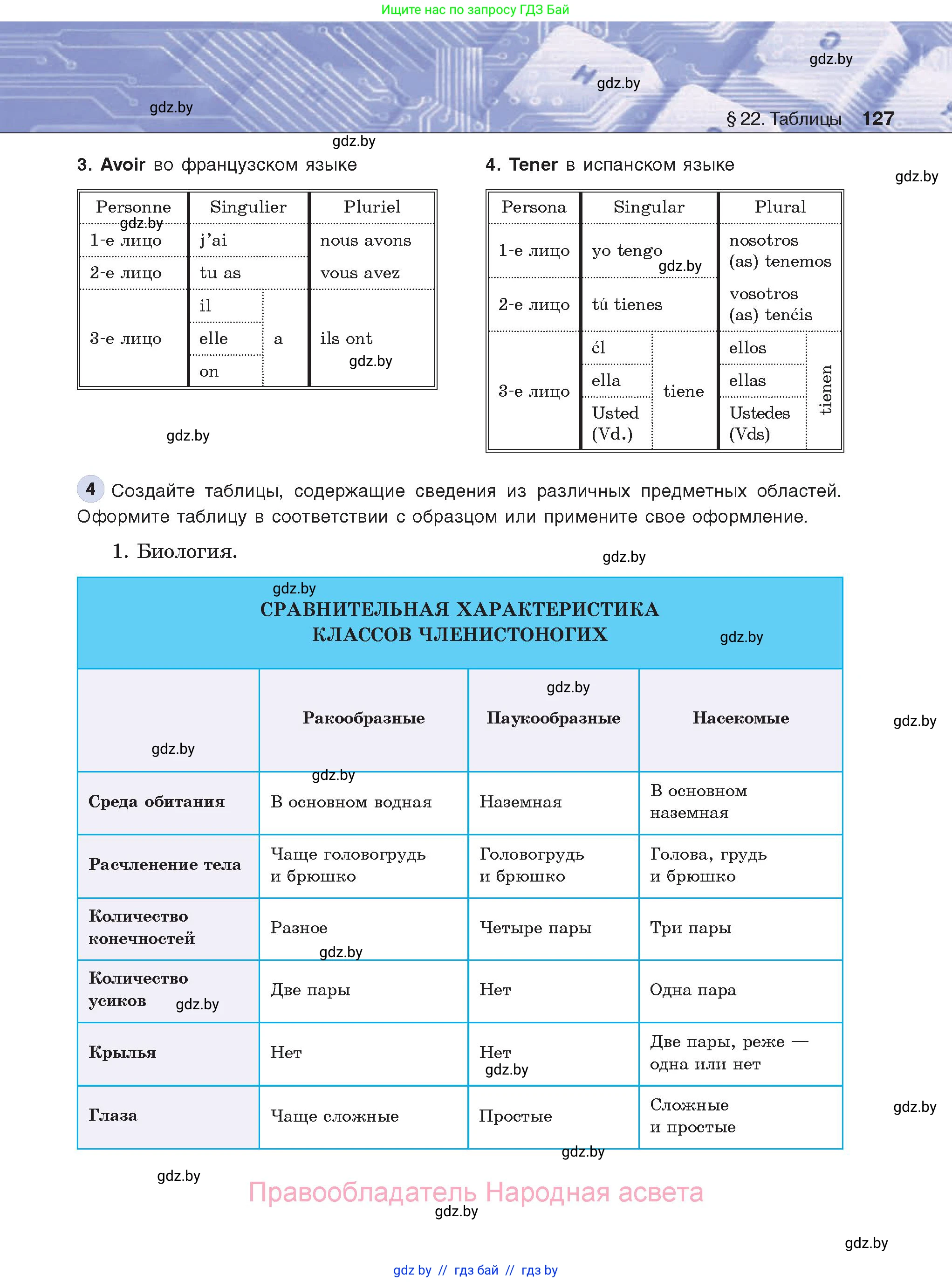 Информатика, 8 класс Учебник, авторы: Котов Владимир Михайлович, Лапо Анжелика Ивановна, Быкадоров Юрий Александрович, Войтехович Елена Николаевна, издательство Народная асвета, Минск, 2018, страница 127