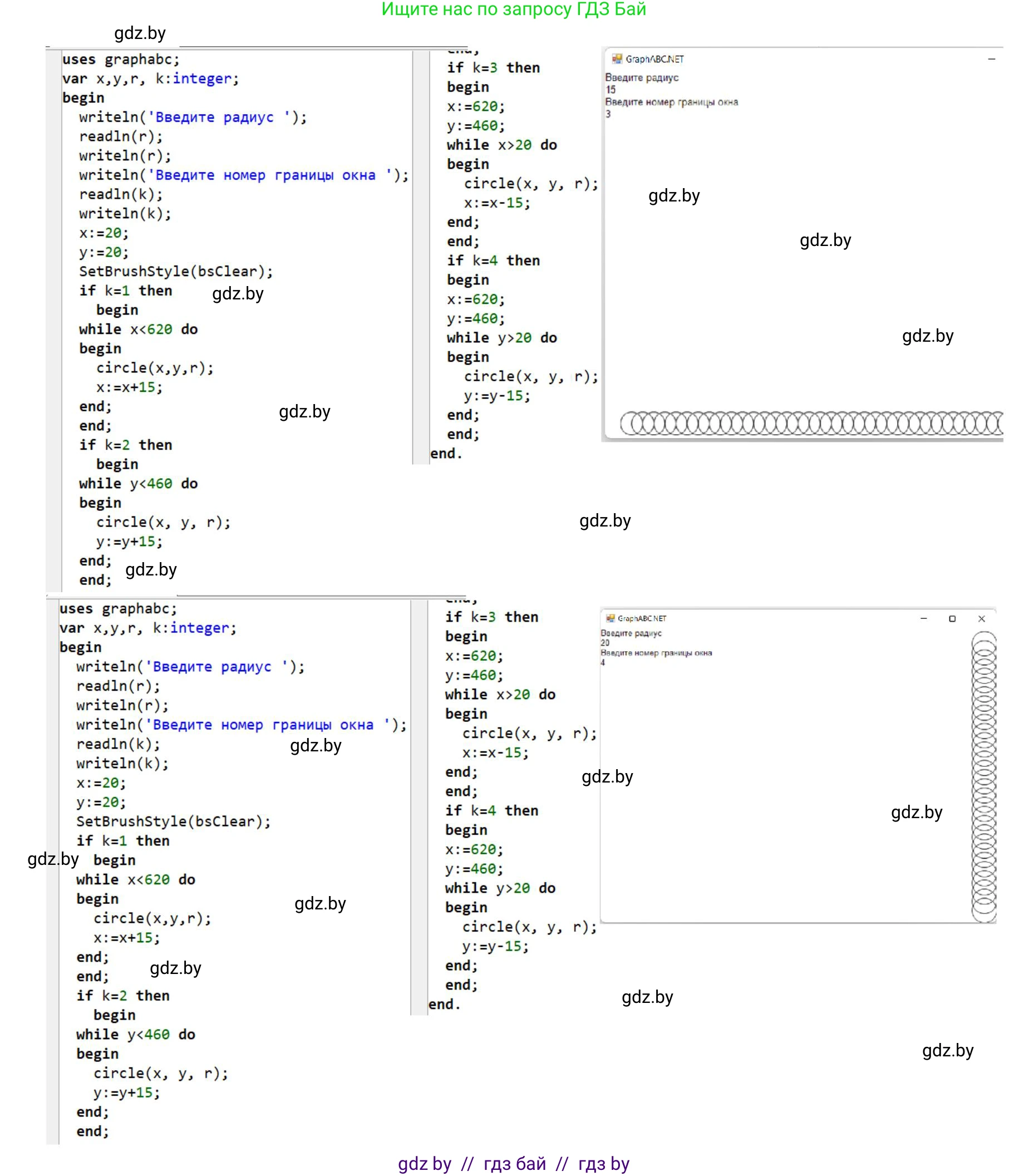 Информатика, 8 класс Учебник, авторы: Котов Владимир Михайлович, Лапо Анжелика Ивановна, Быкадоров Юрий Александрович, Войтехович Елена Николаевна, издательство Народная асвета, Минск, 2018, страница 87, номер 1, Решение (продолжение 4)