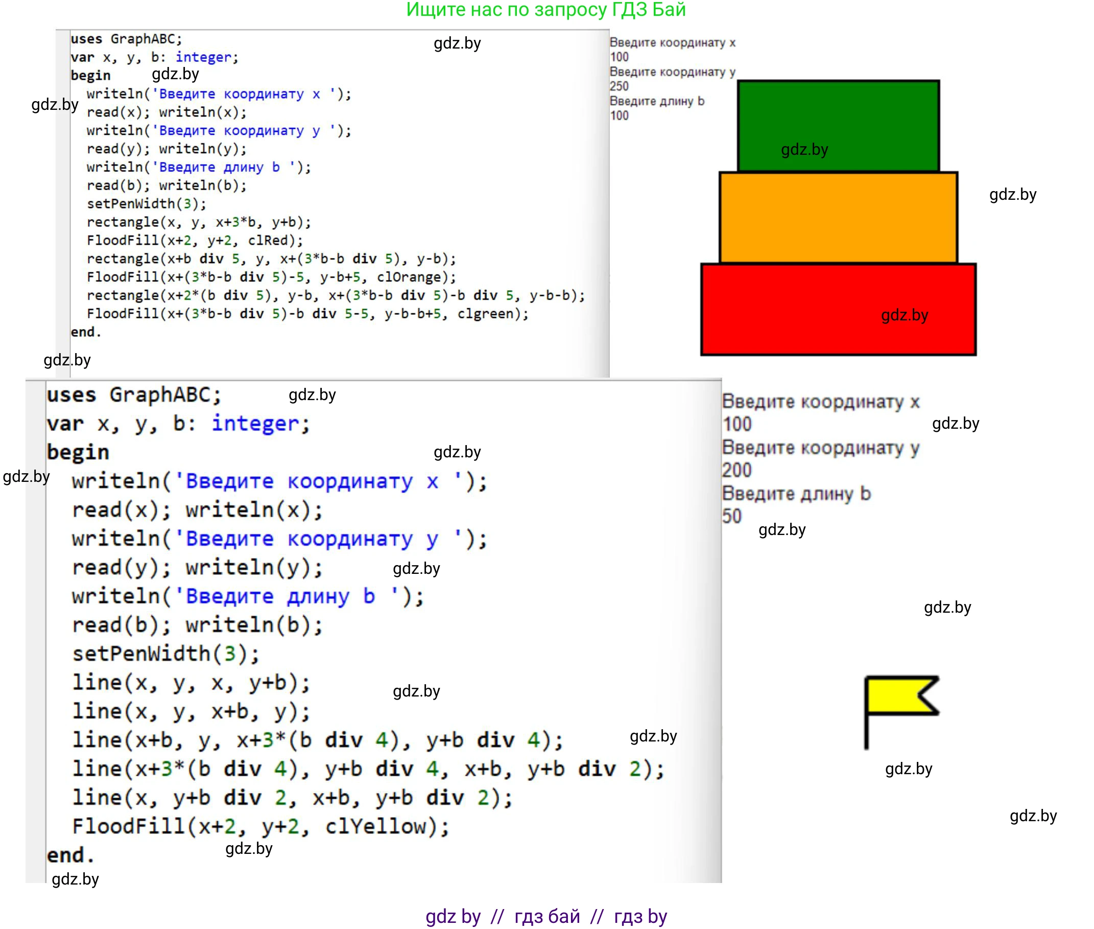 Информатика, 8 класс Учебник, авторы: Котов Владимир Михайлович, Лапо Анжелика Ивановна, Быкадоров Юрий Александрович, Войтехович Елена Николаевна, издательство Народная асвета, Минск, 2018, страница 96, номер 6, Решение (продолжение 2)