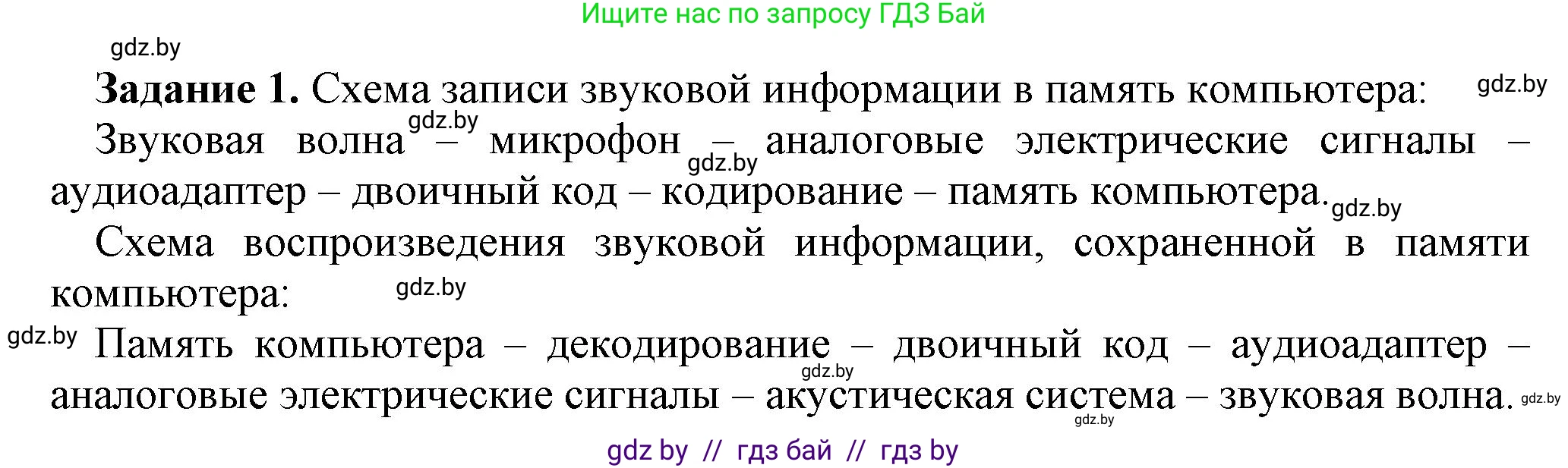Информатика, 8 класс рабочая тетрадь, автор: Овчинникова Лариса Генадьевна, издательство Аверсэв, Минск, 2018, бирюзового цвета, страница 7, номер 1, Решение