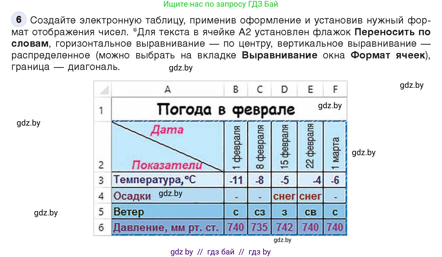 Информатика, 9 класс Учебник, авторы: Котов Владимир Михайлович, Лапо Анжелика Ивановна, Быкадоров Юрий Александрович, Войтехович Елена Николаевна, издательство Народная асвета, Минск, 2019, голубого цвета, страница 84, номер 6, Условие